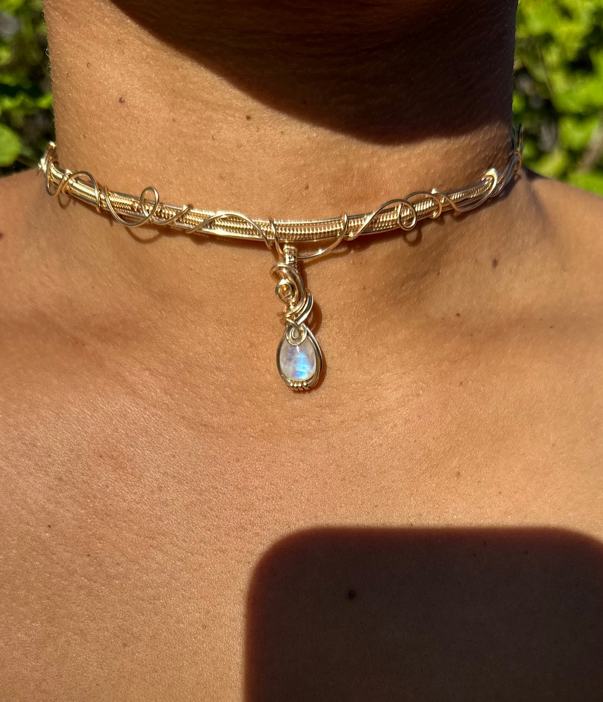 Moonstone Choker