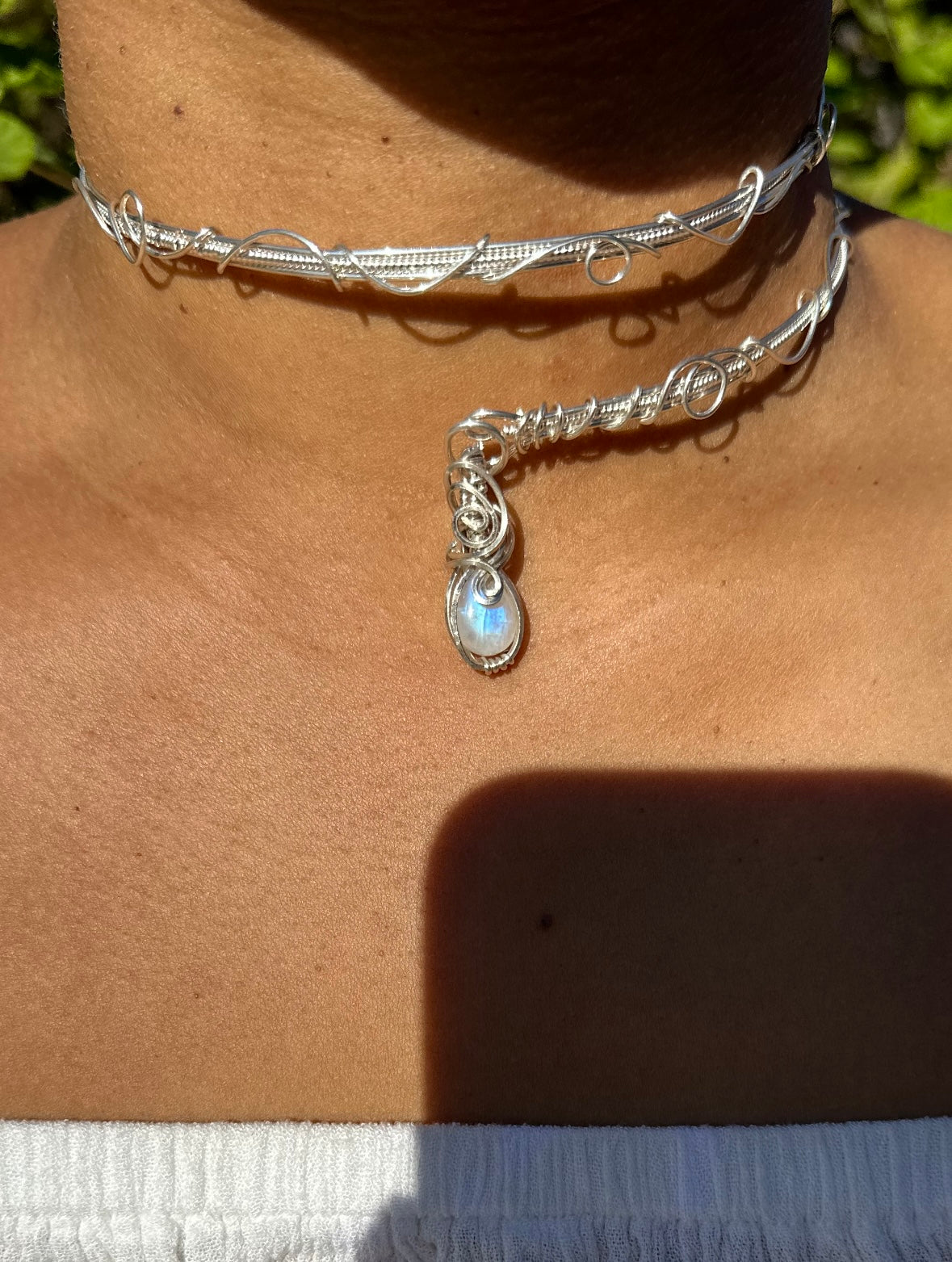 Moonstone Choker