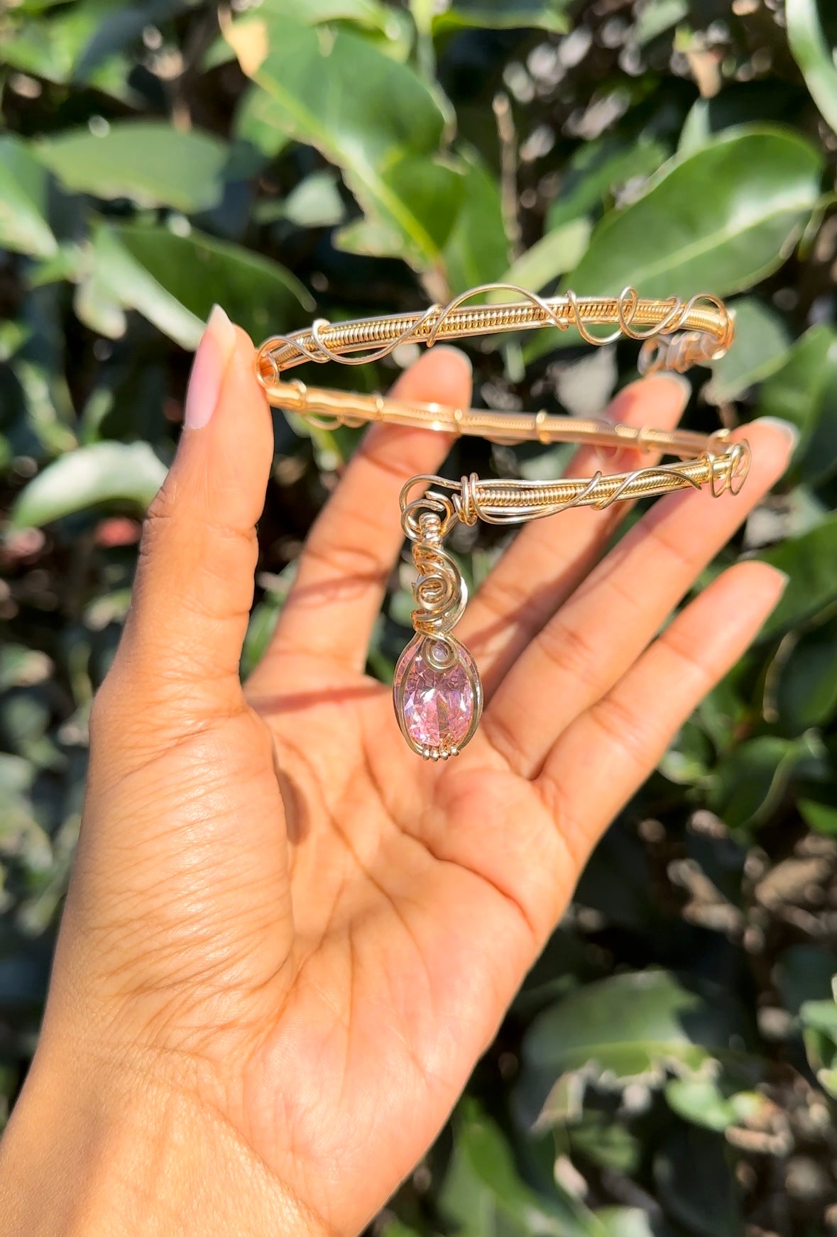 Pink Zircon Choker