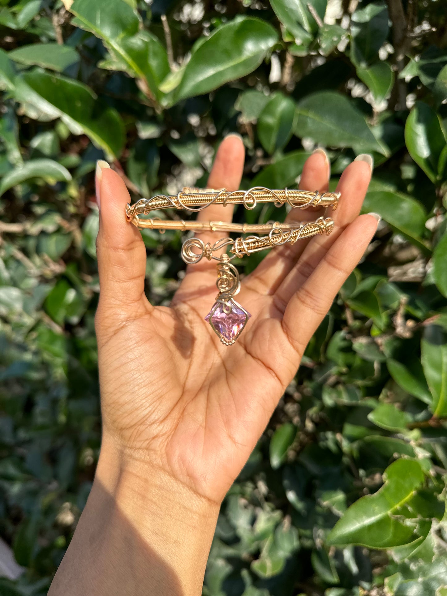 Pink Zircon Choker