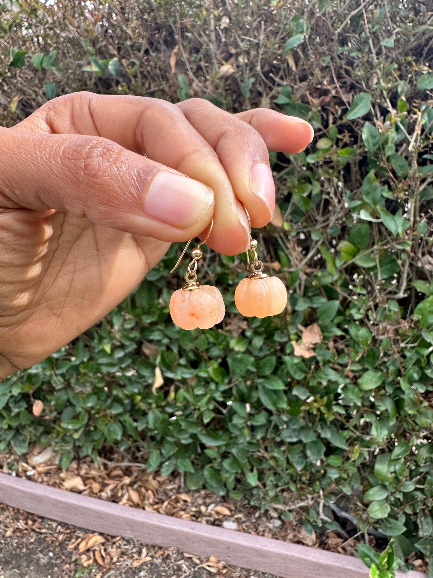 Pumpkin earrings