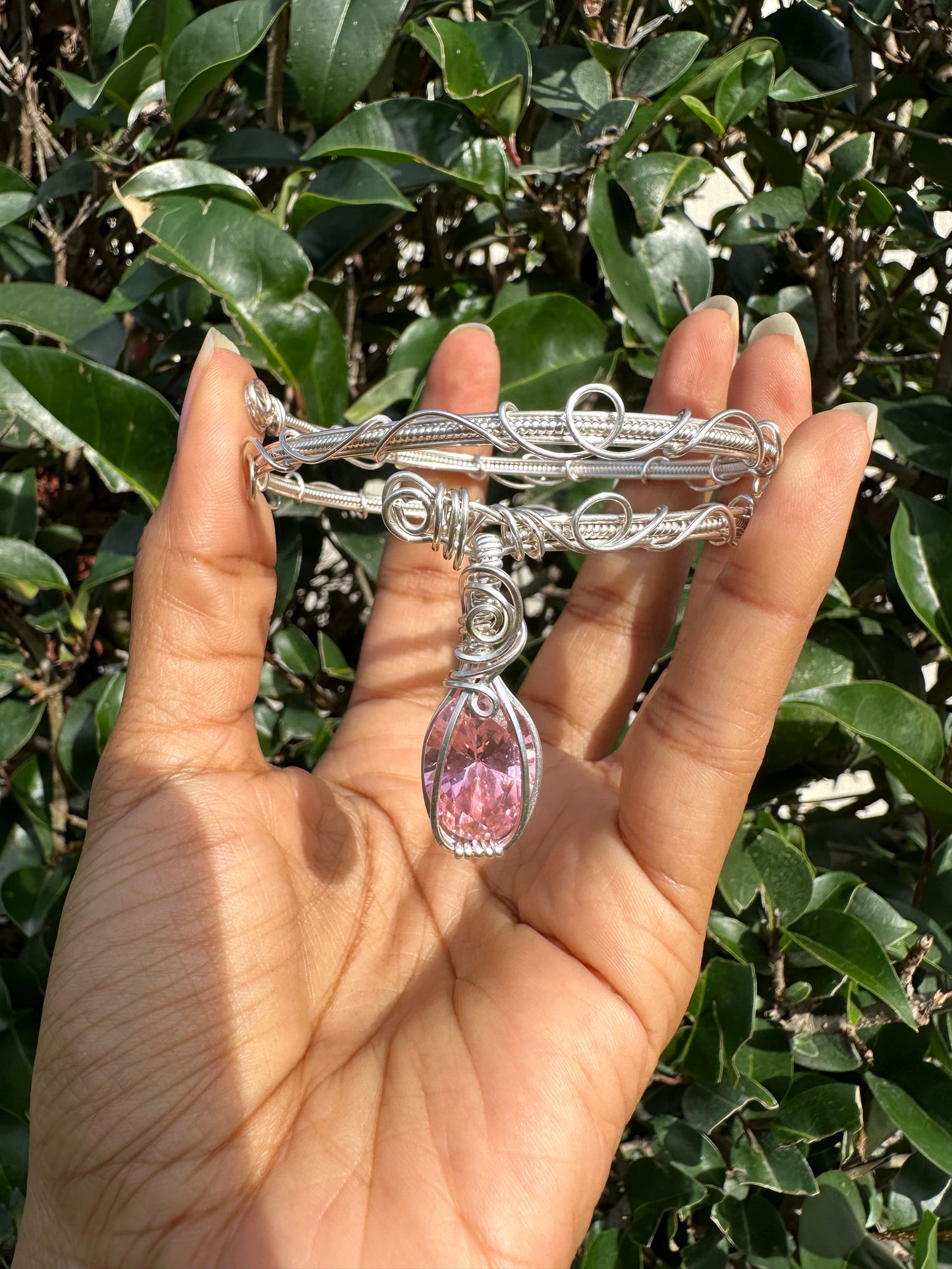 Pink Zircon Choker