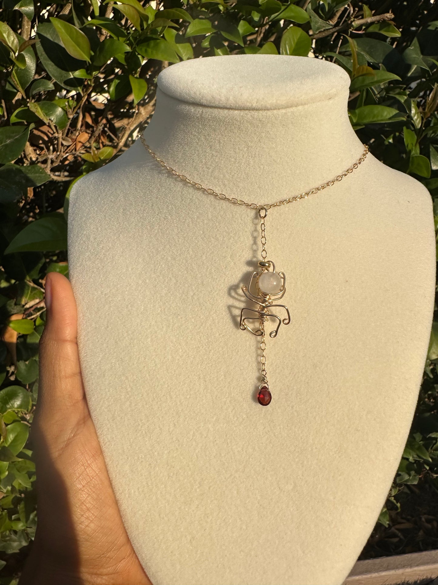 Spider necklace