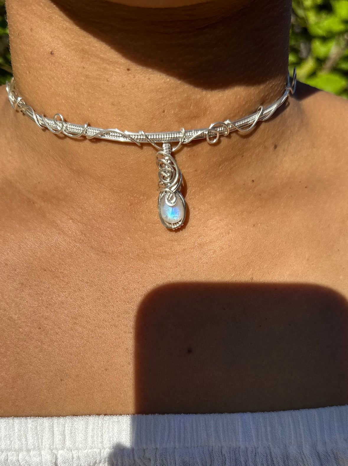 Moonstone Choker