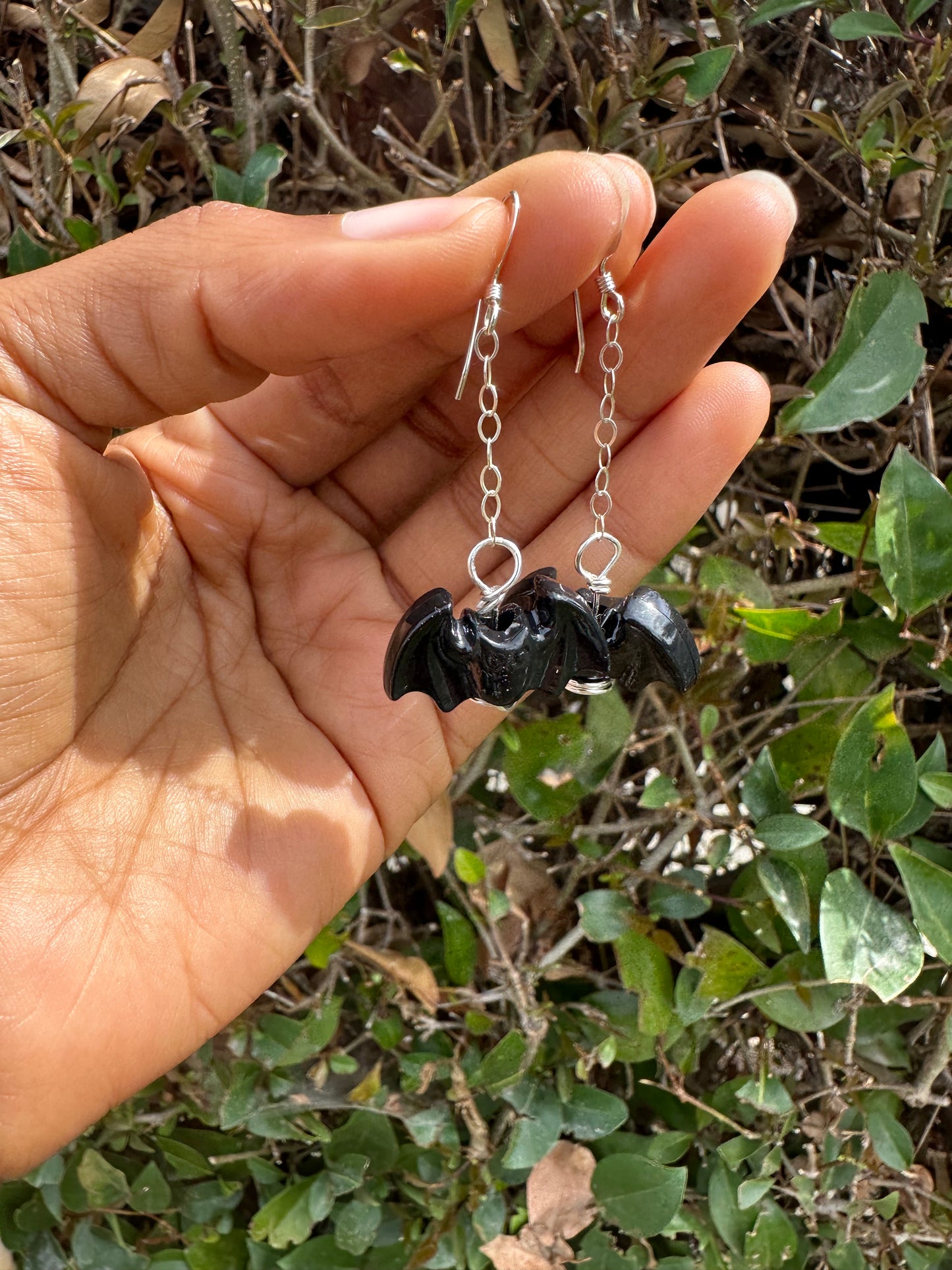 Bat earrings