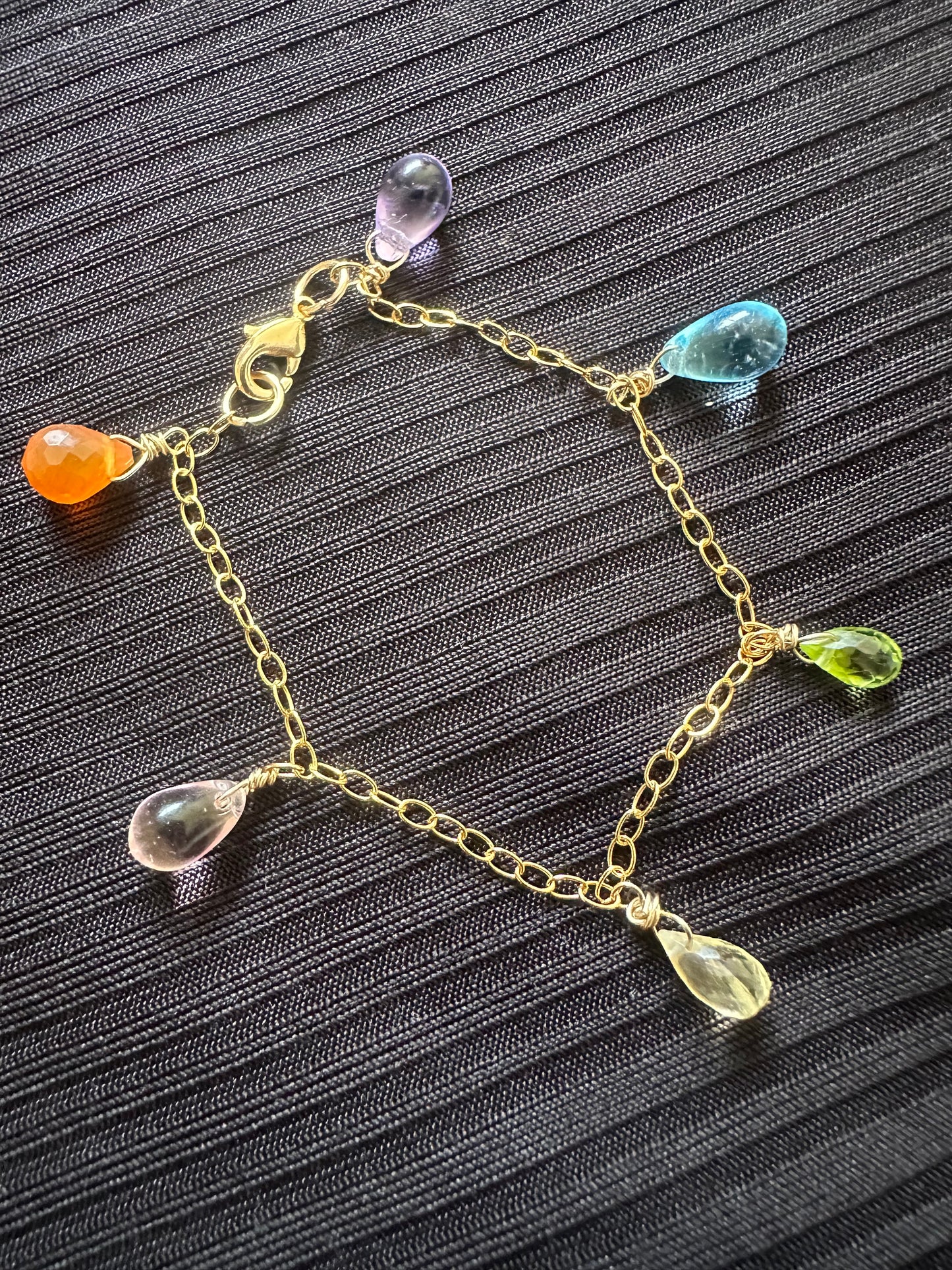 Mini Chakra Charm Bracelet