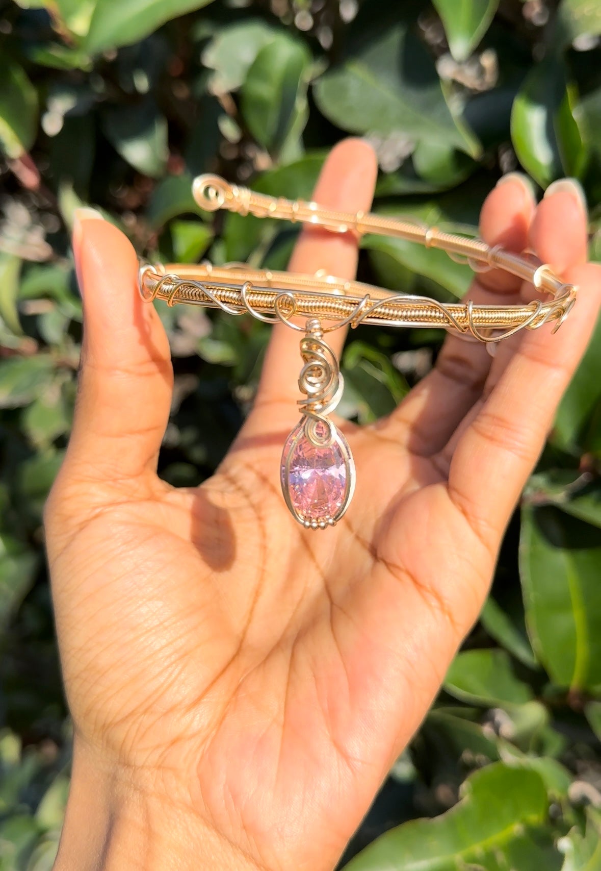 Pink Zircon Choker
