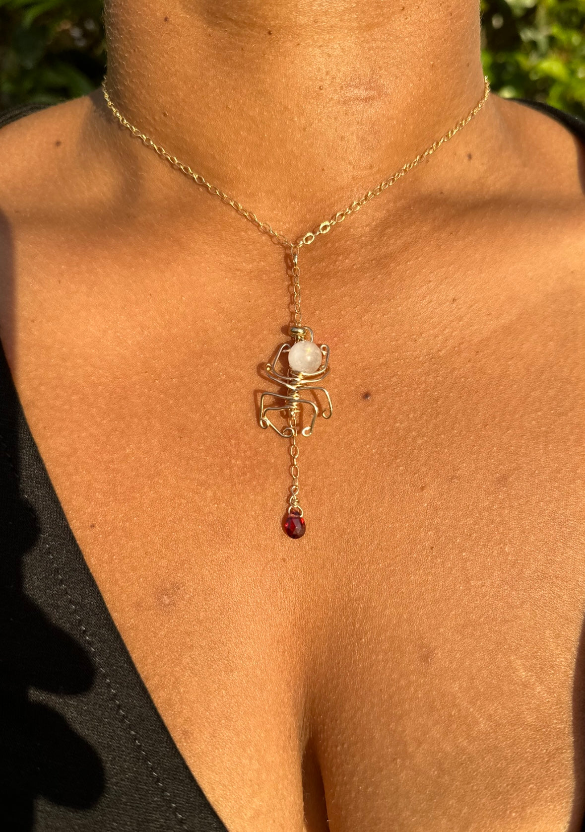 Spider necklace