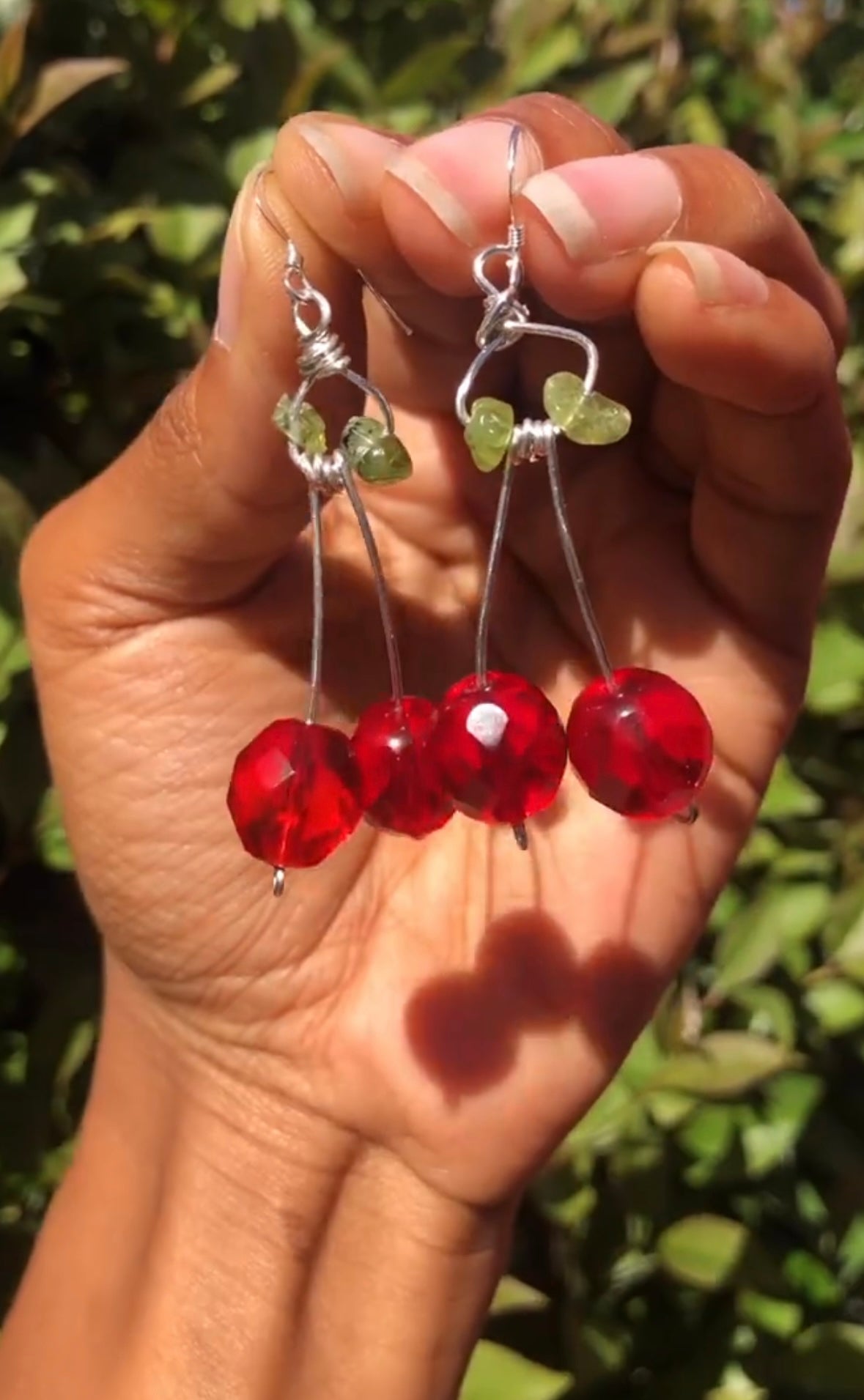 Cherry earrings