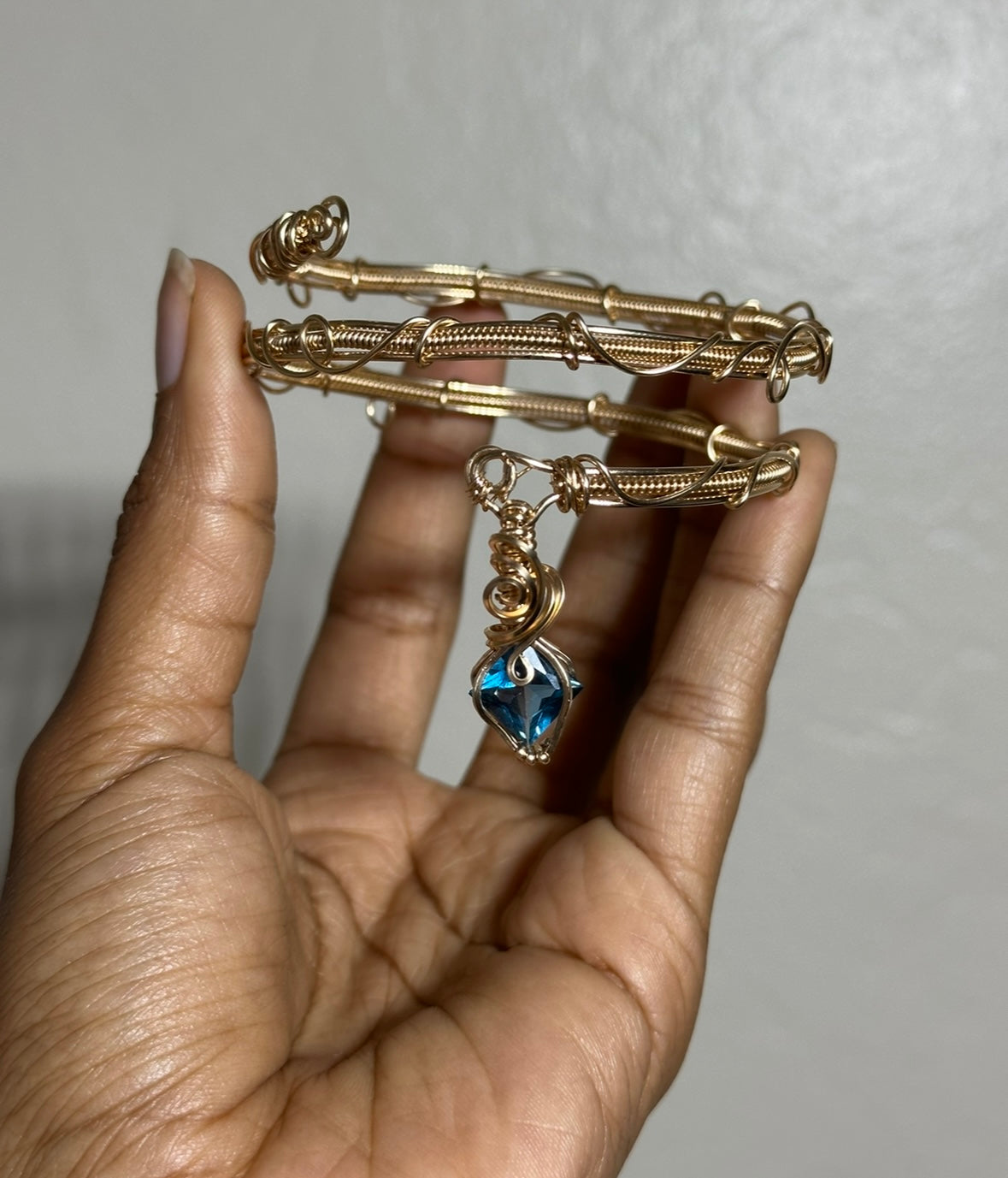Blue Zircon Choker