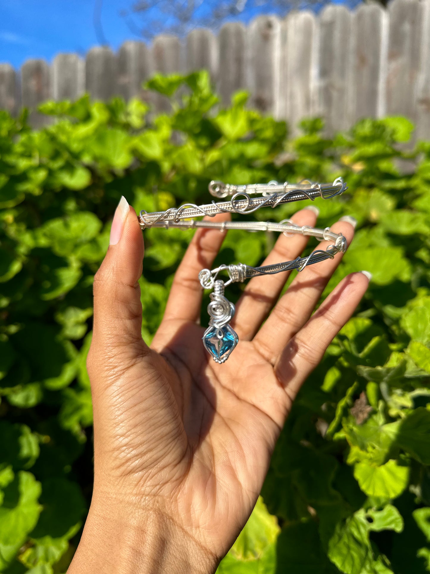 Blue Zircon Choker