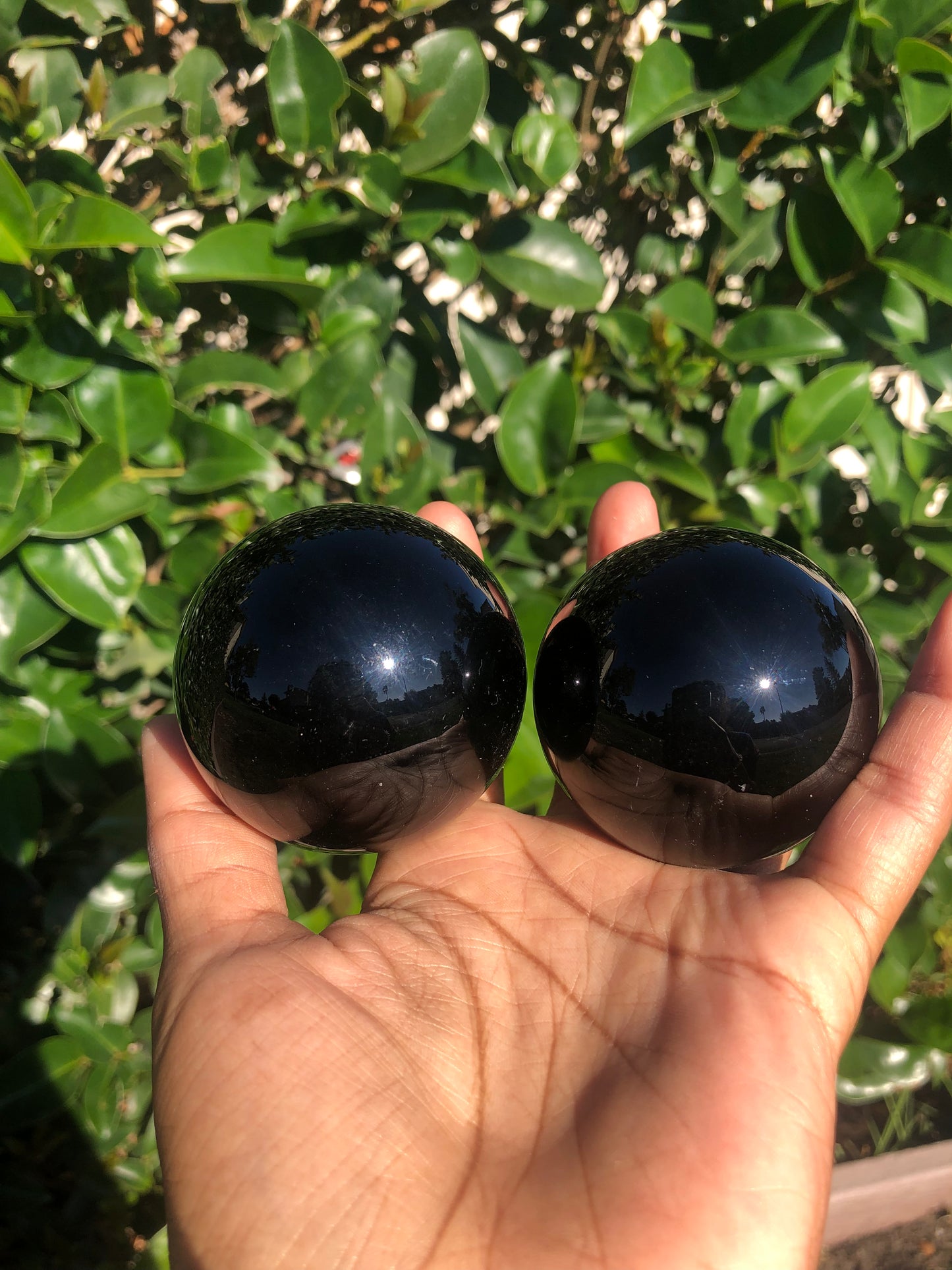 Black Obsidian Sphere