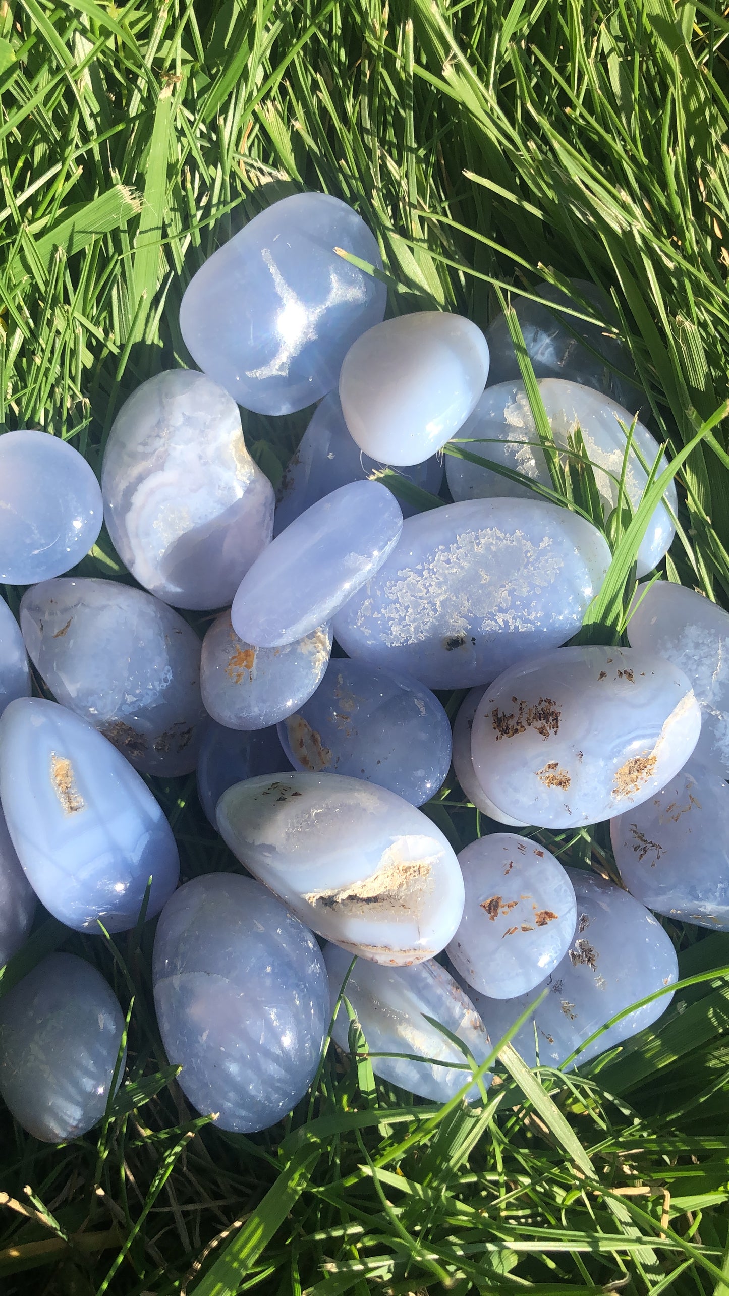 Blue Lace Agate Tumble