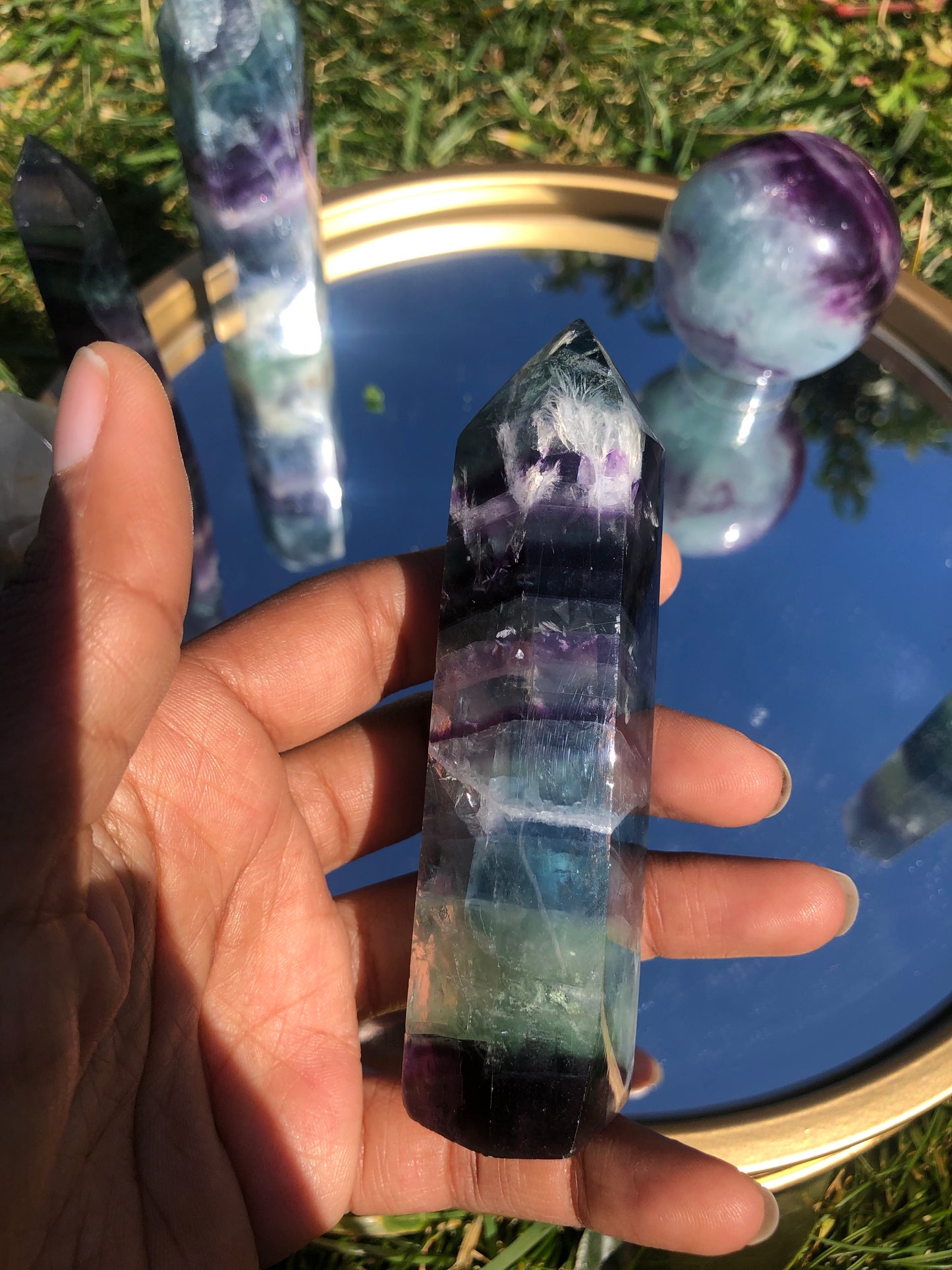 Rainbow Flourite Towers