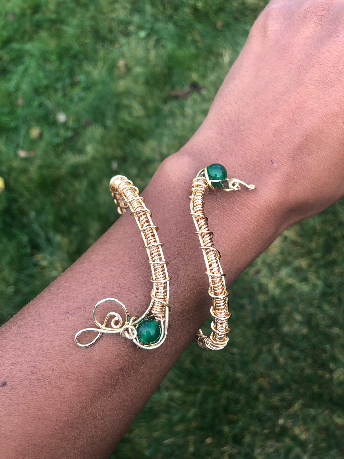 Jade Arm Cuff / Bracelet