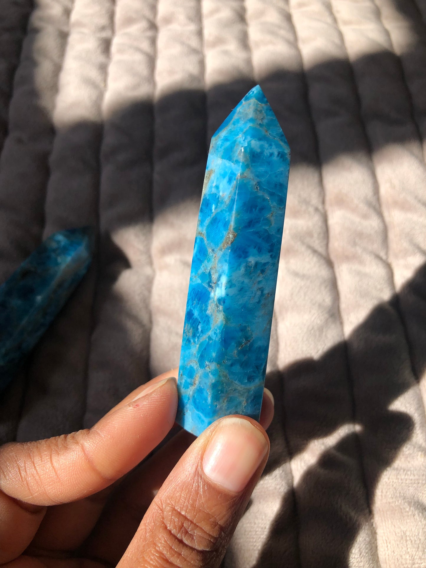 Blue Apatite Towers