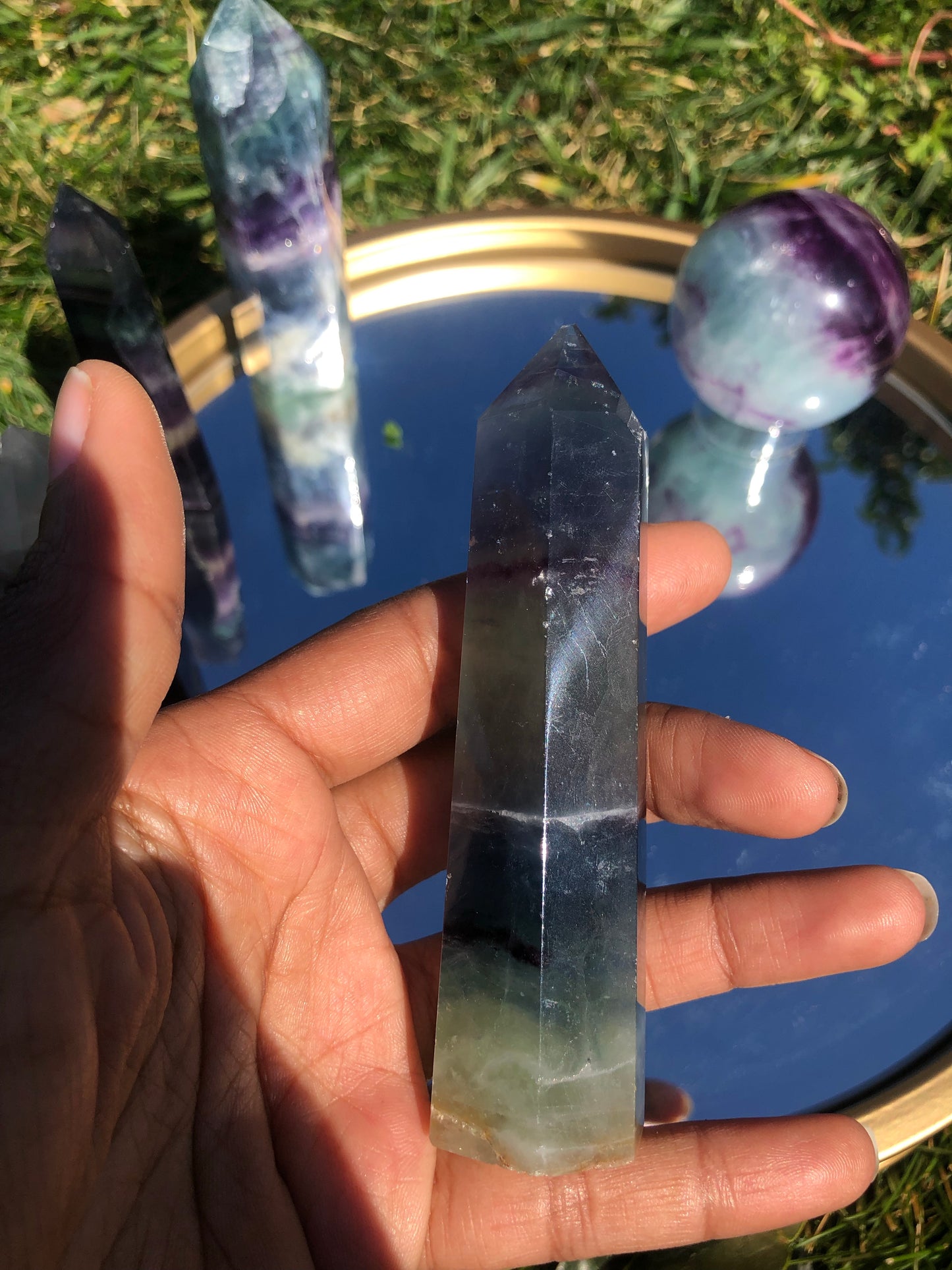 Rainbow Flourite Towers
