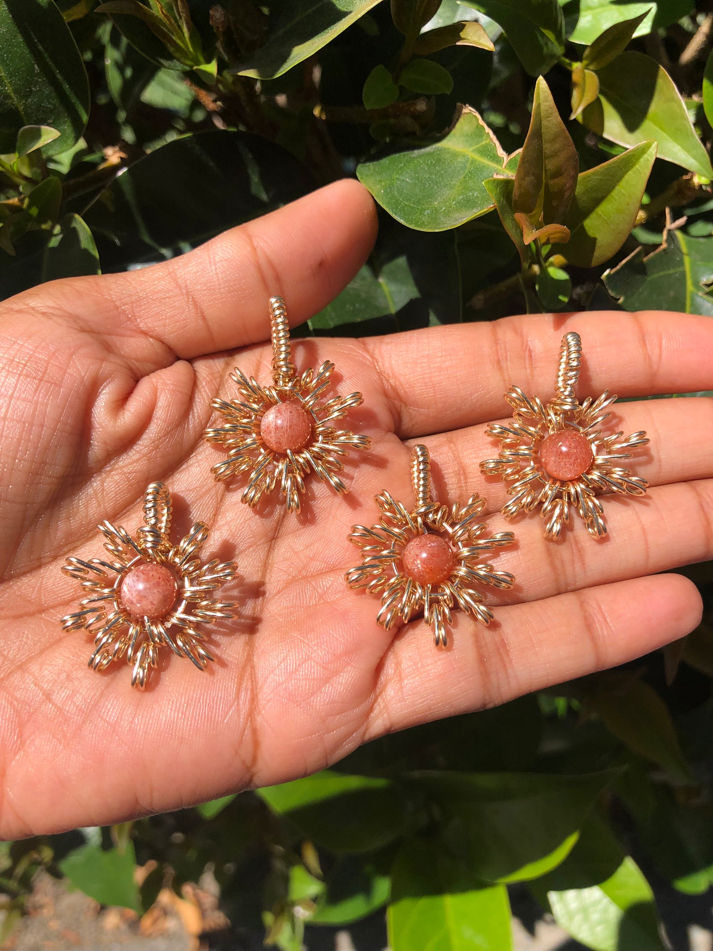 Sunstone Sun Necklace