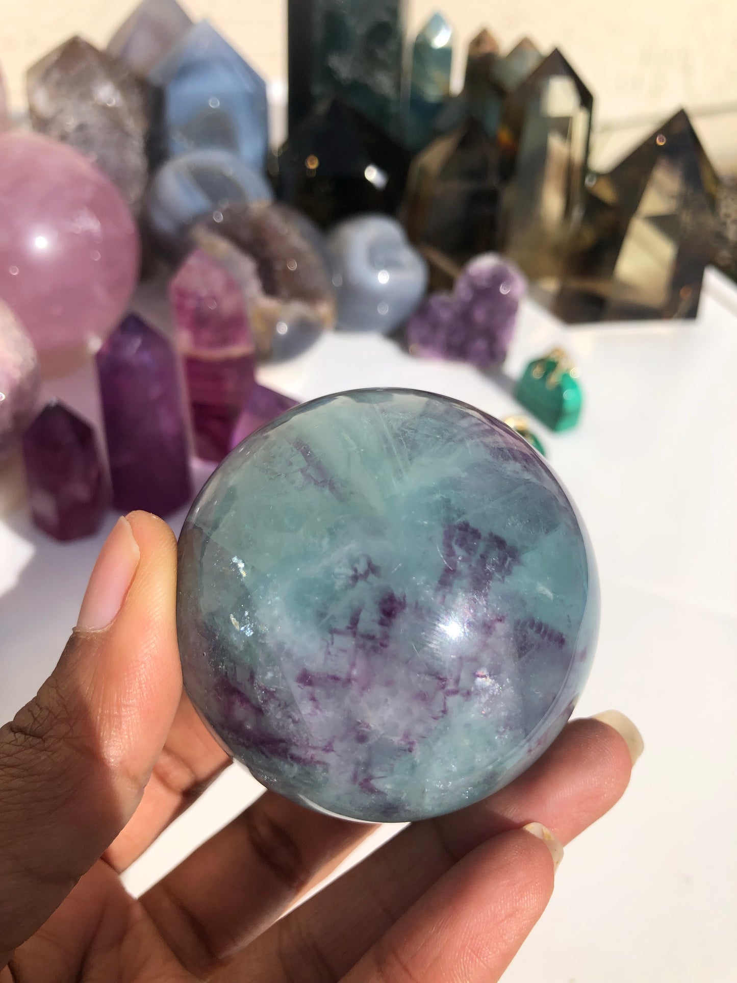 Fluorite Sphere