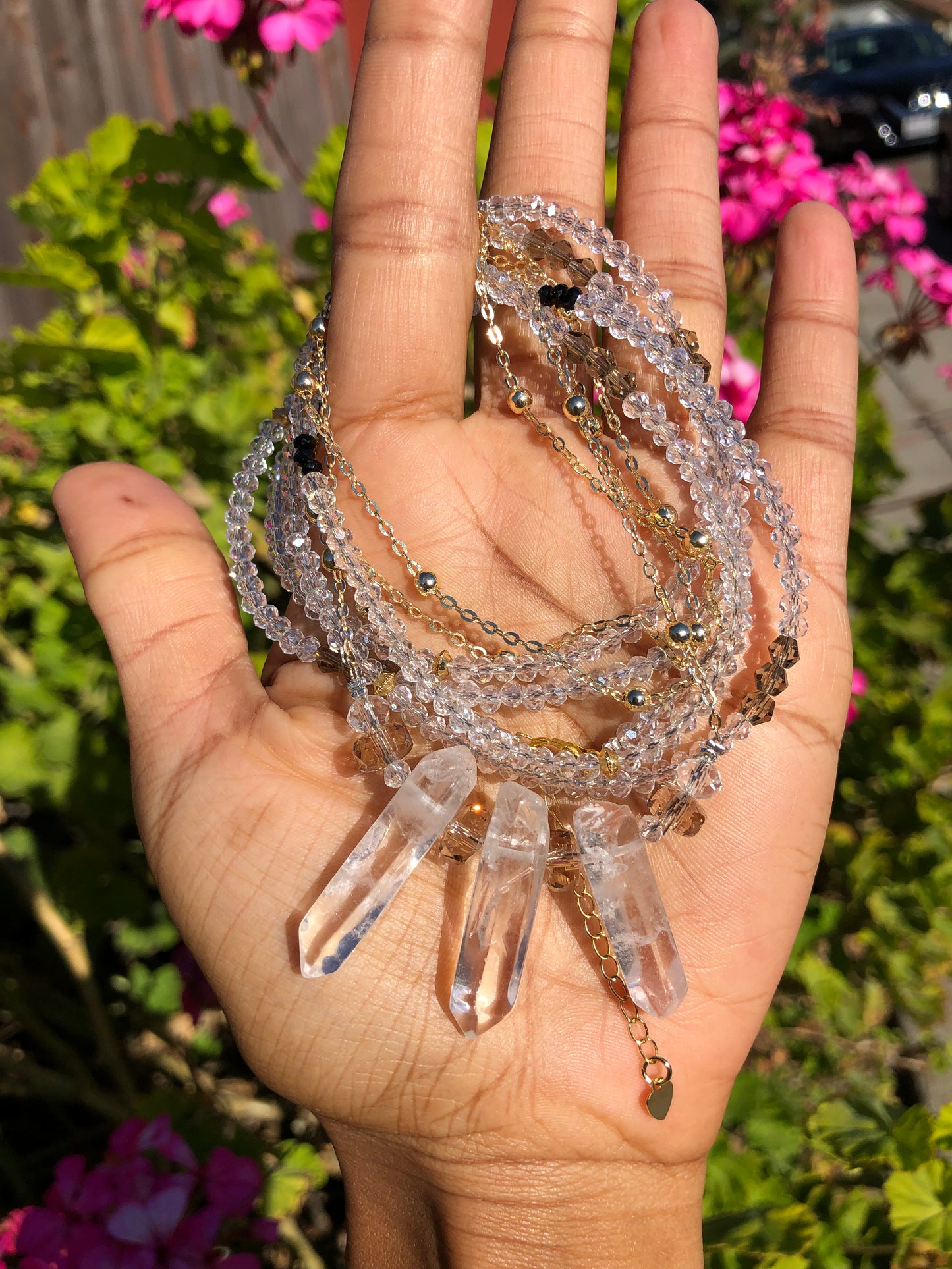 Smokey Goddess waist beads