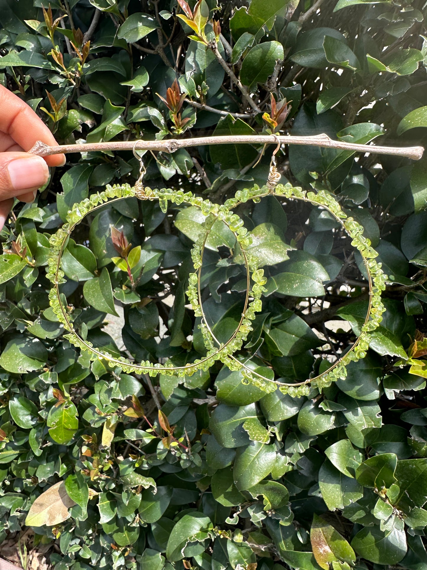 Crystal Hoop Earrings