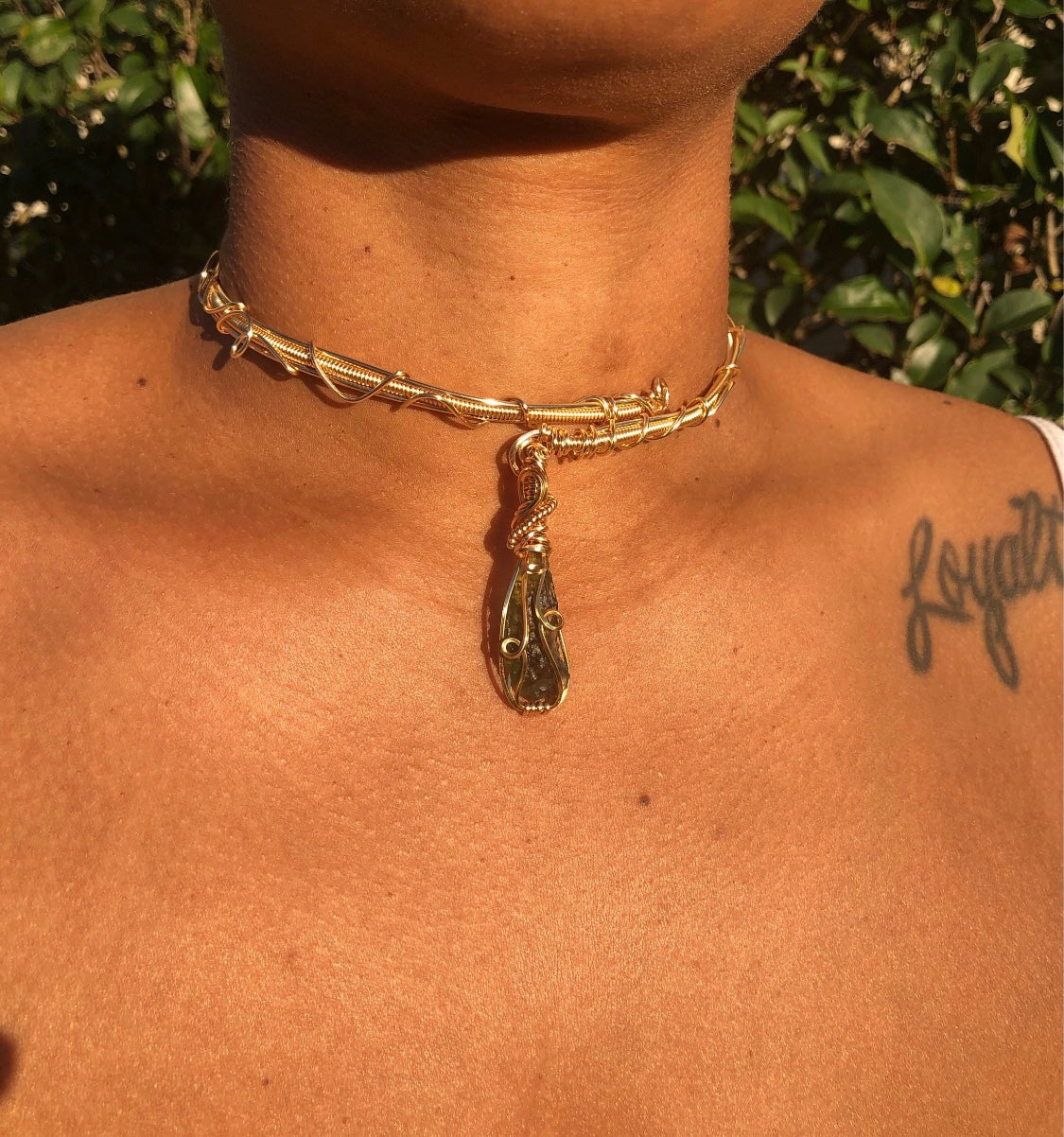 Moldavite Choker