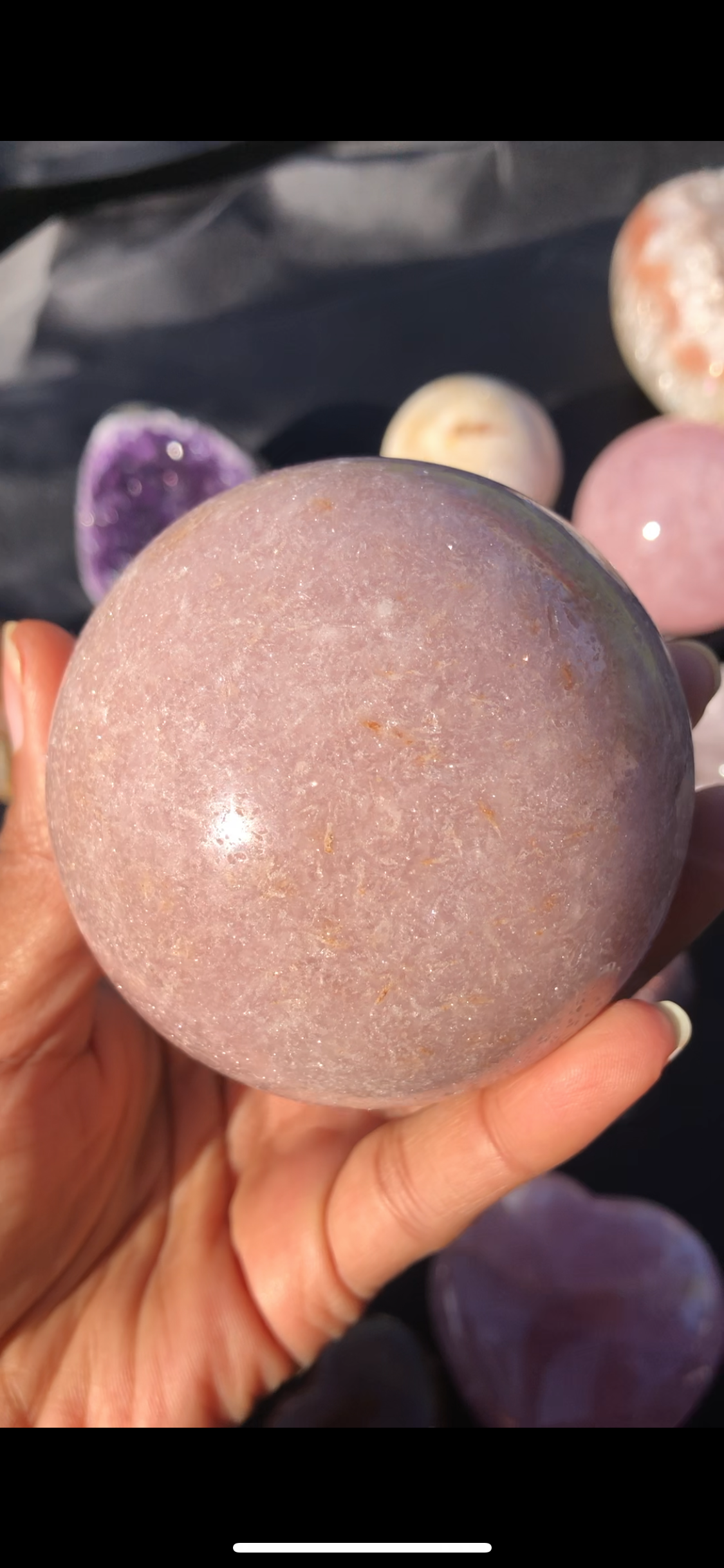 Pink Amethyst Sphere