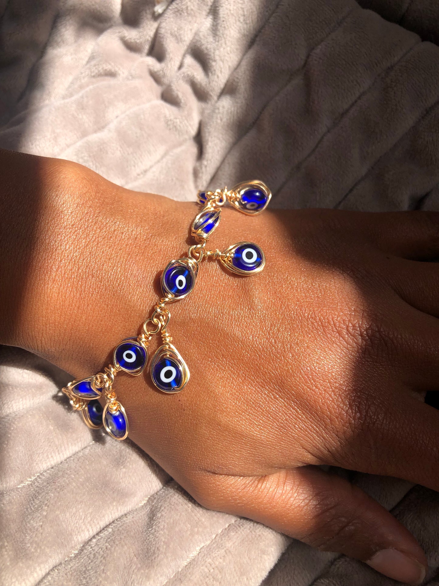 Evil eye charm bracelet