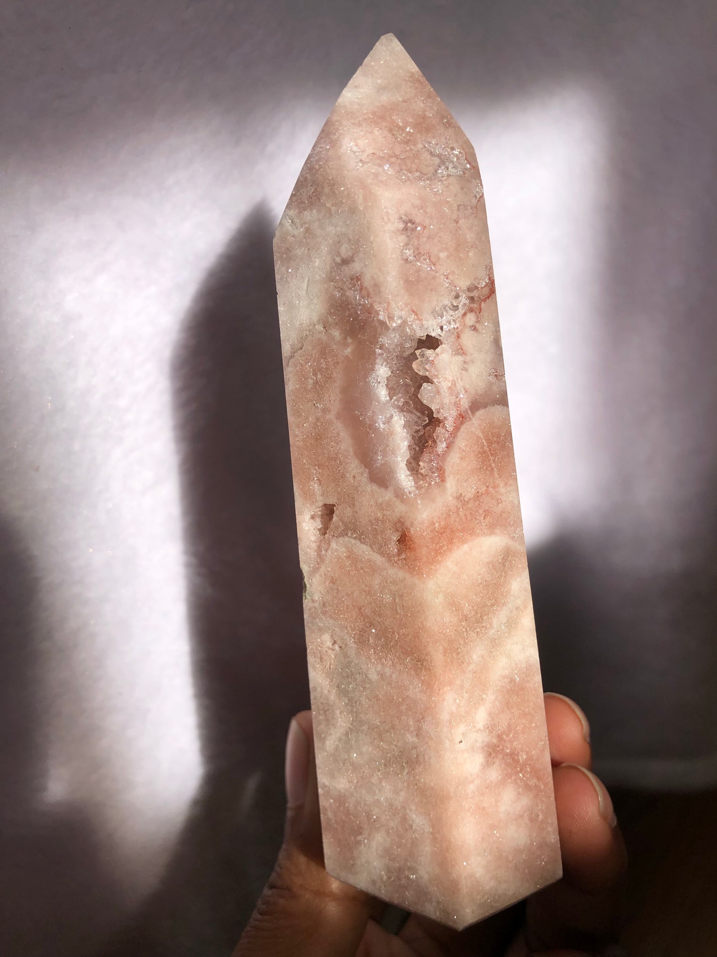 Pink amethyst Tower