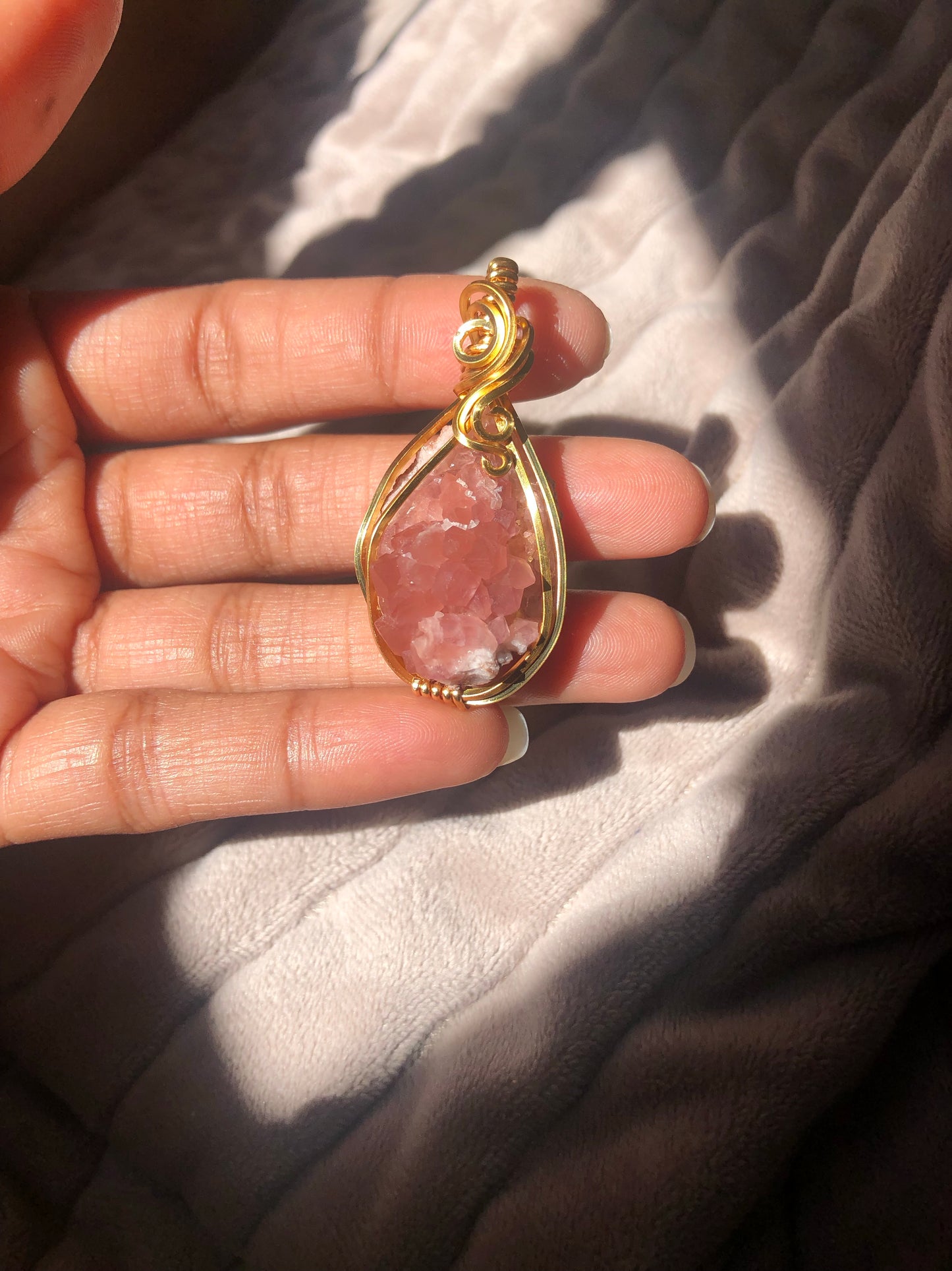 Pink Amethyst Necklace