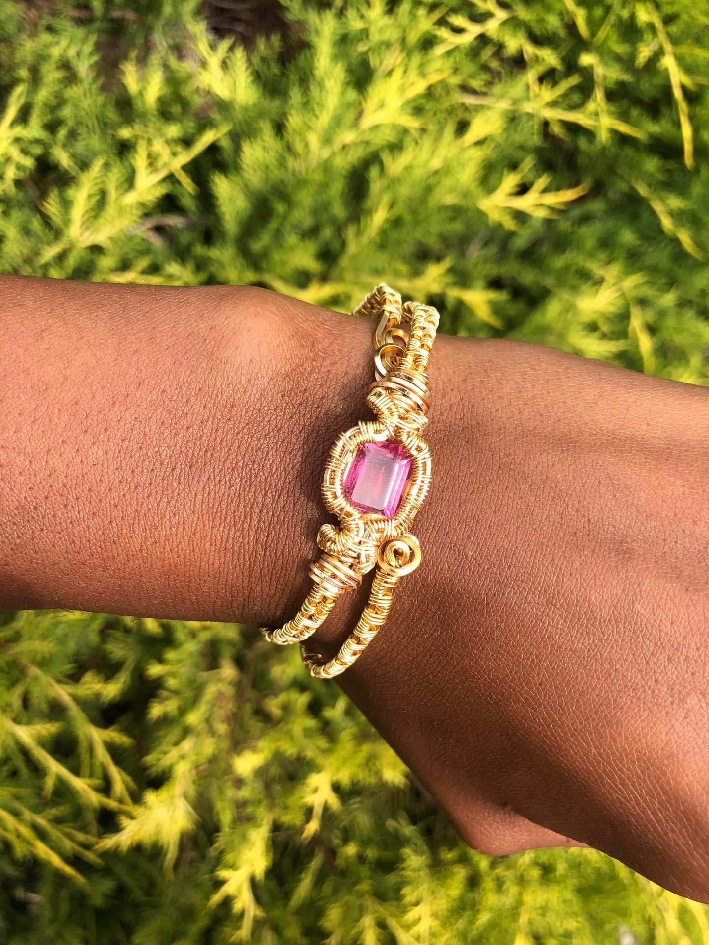 Pink Topaz Choker