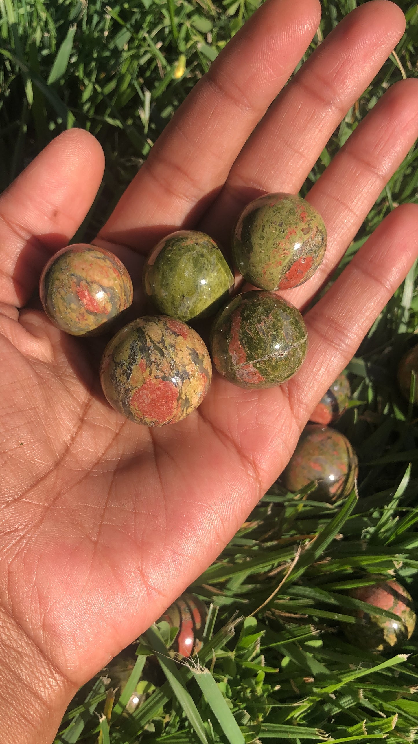 Unakite Mini Spheres