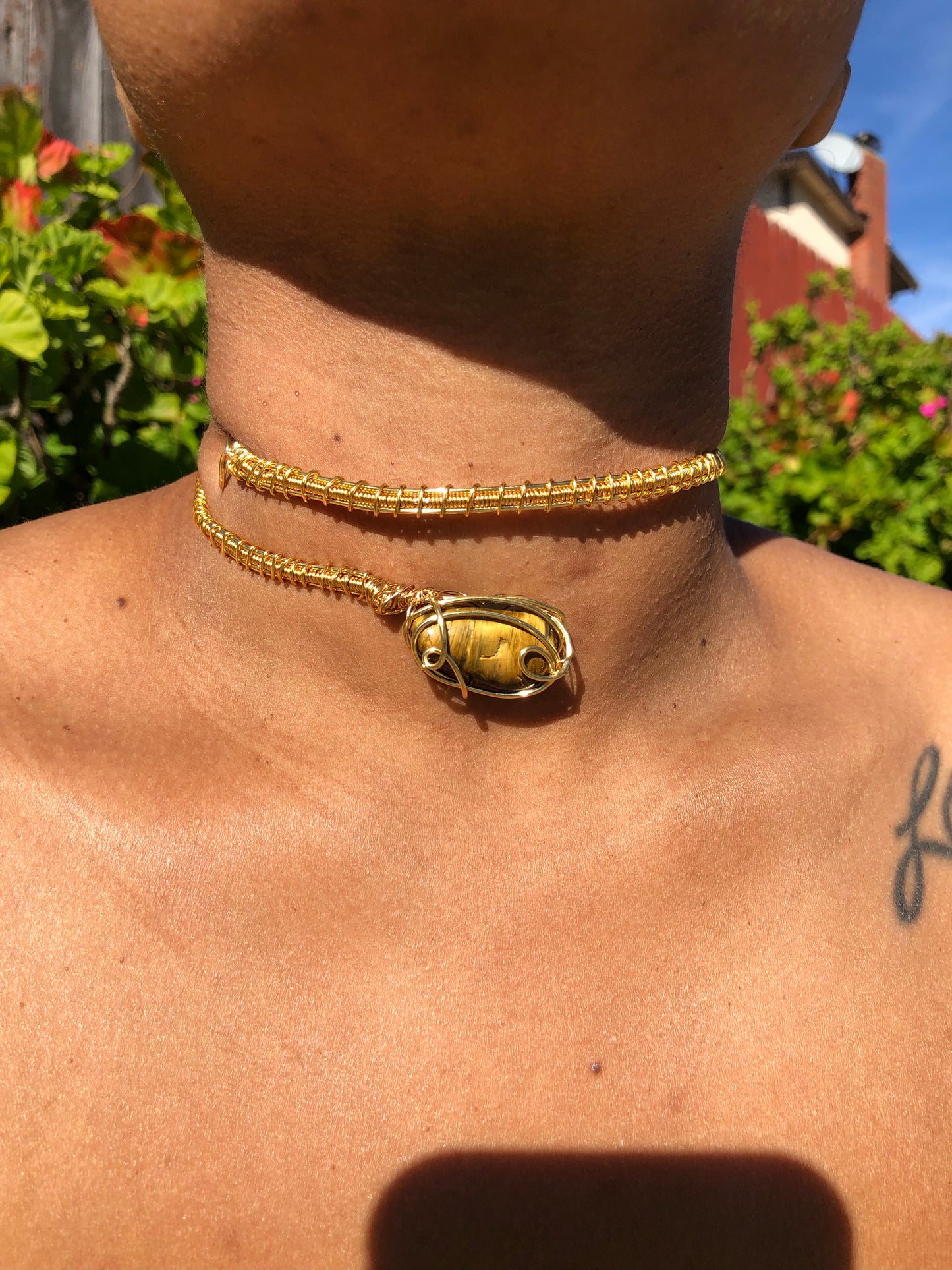Tiger Eye Choker