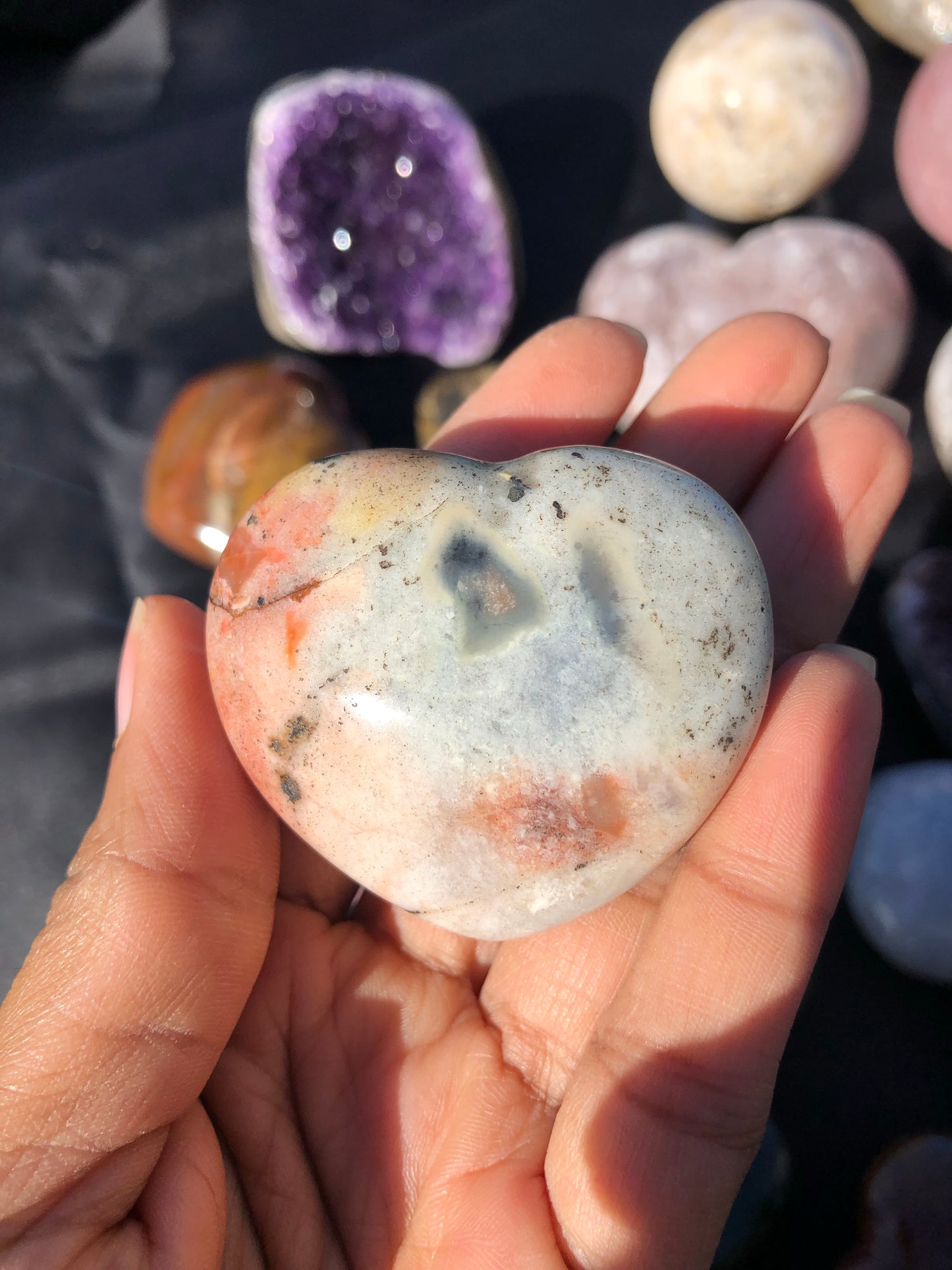 Ocean Jasper Heart