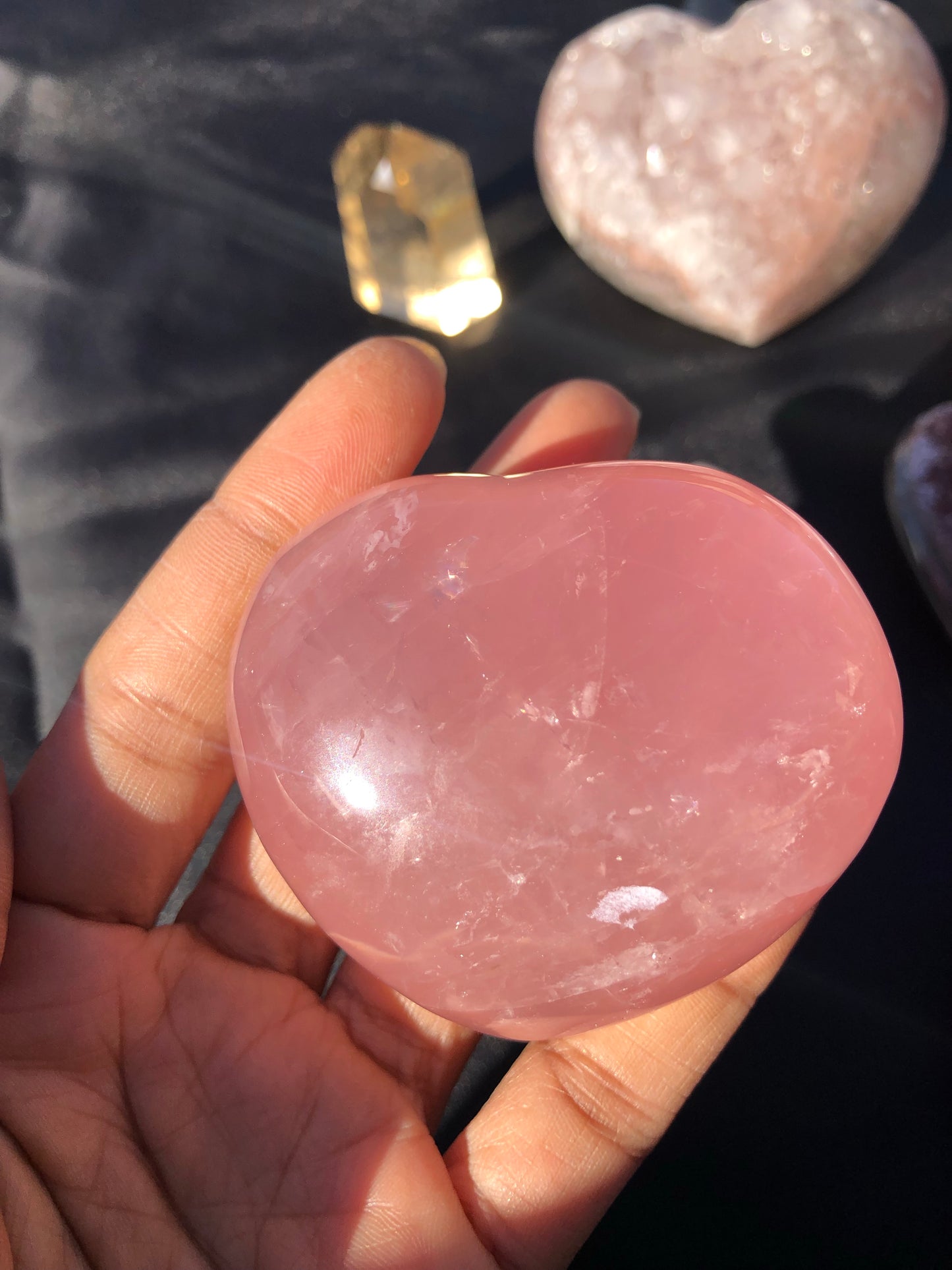 Rose Quartz Heart