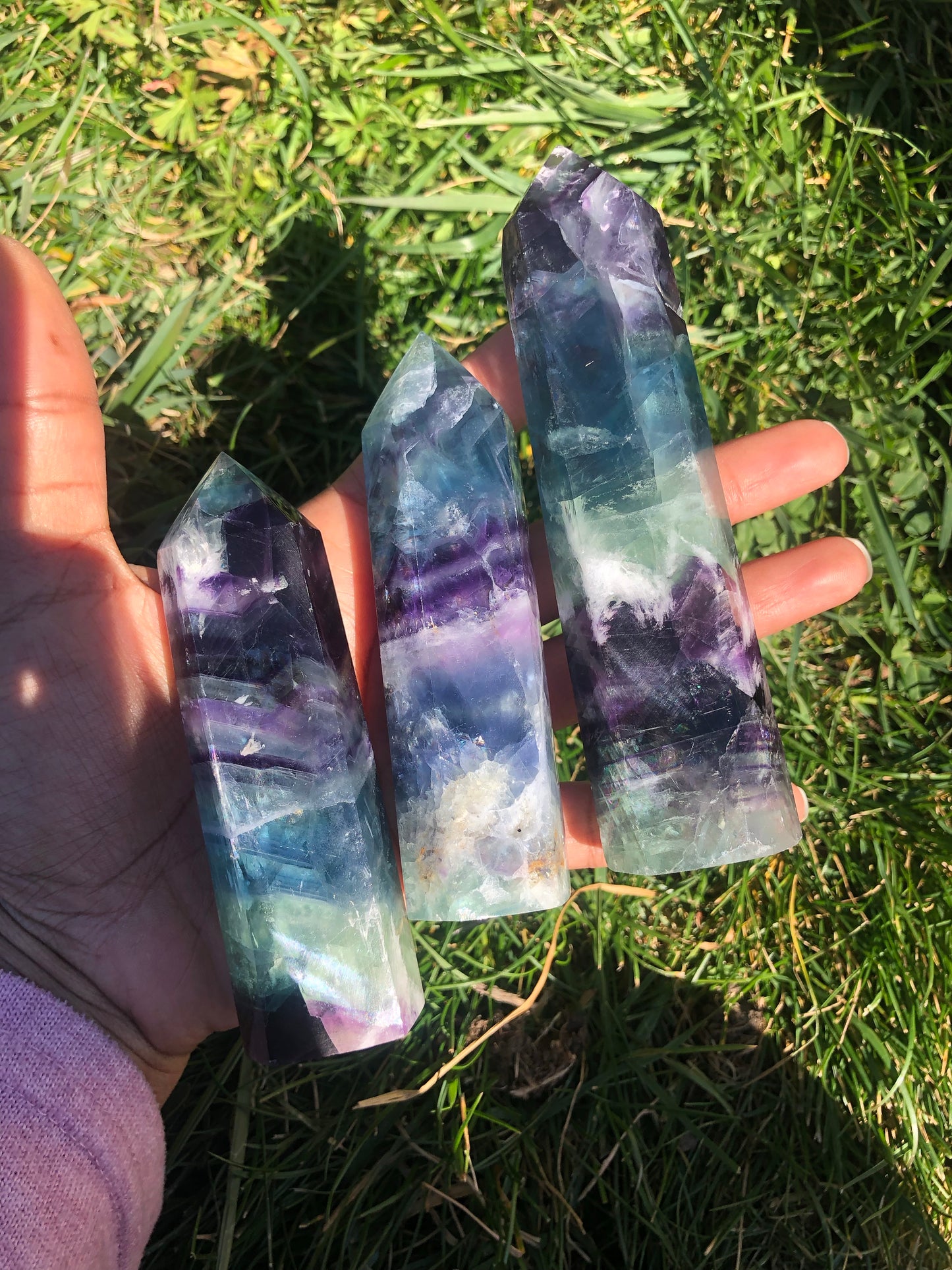 Rainbow Flourite Towers