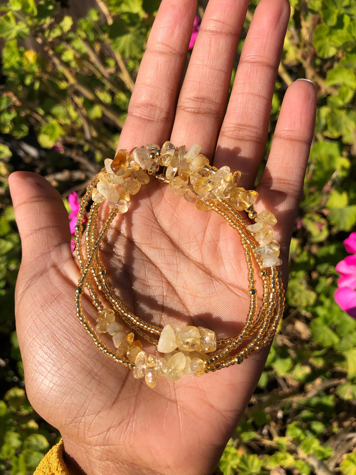 Golden Goddess waist beads