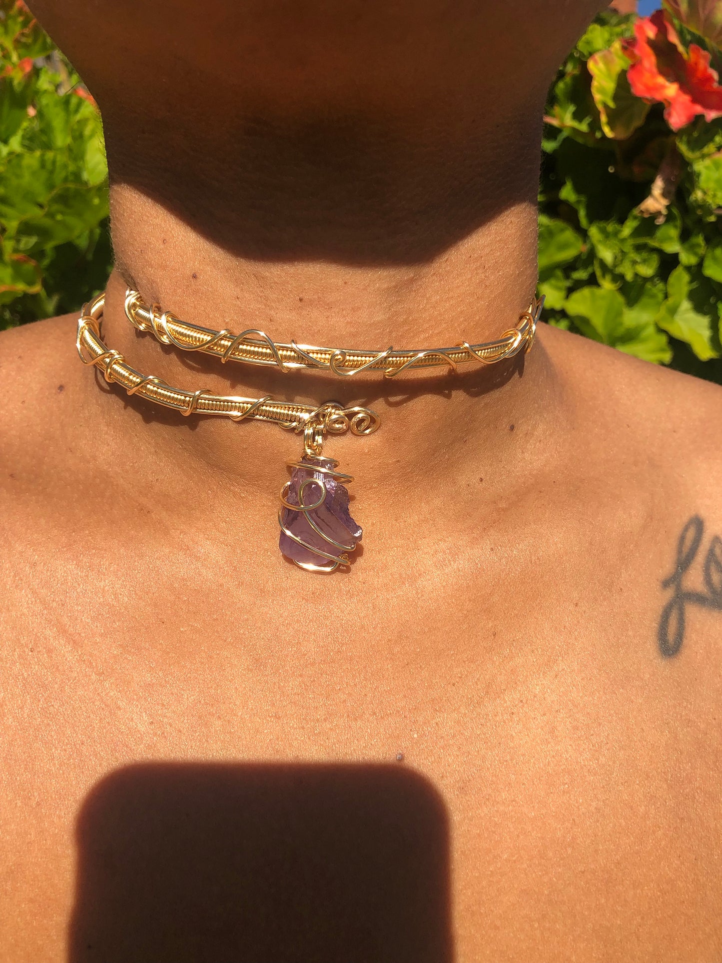 Amethyst Choker