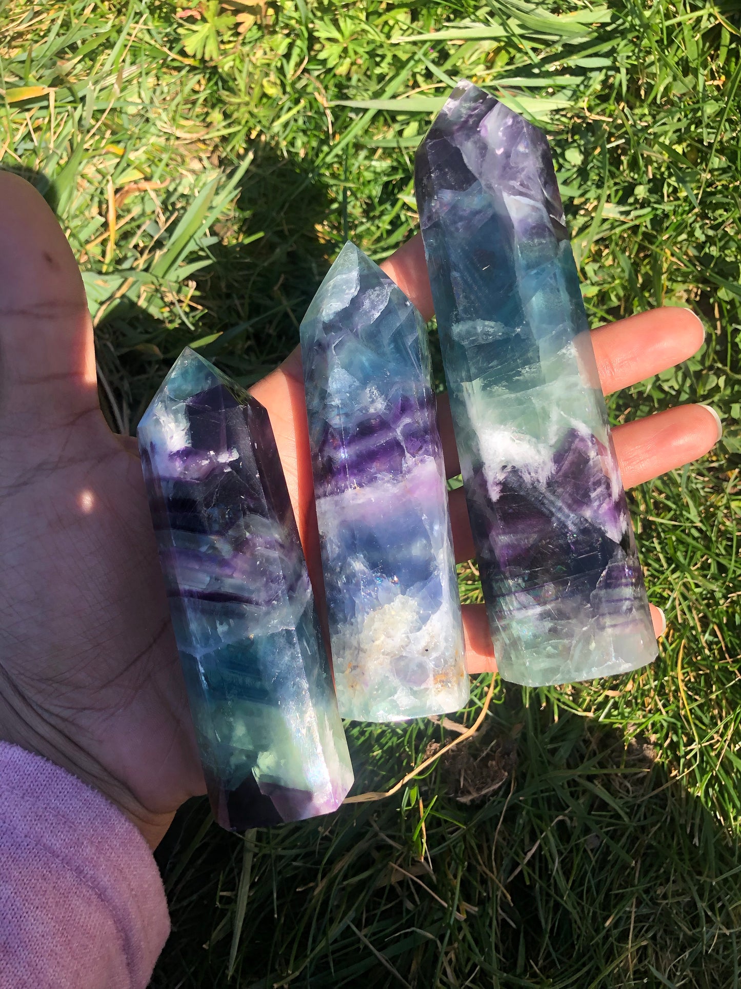 Rainbow Flourite Towers
