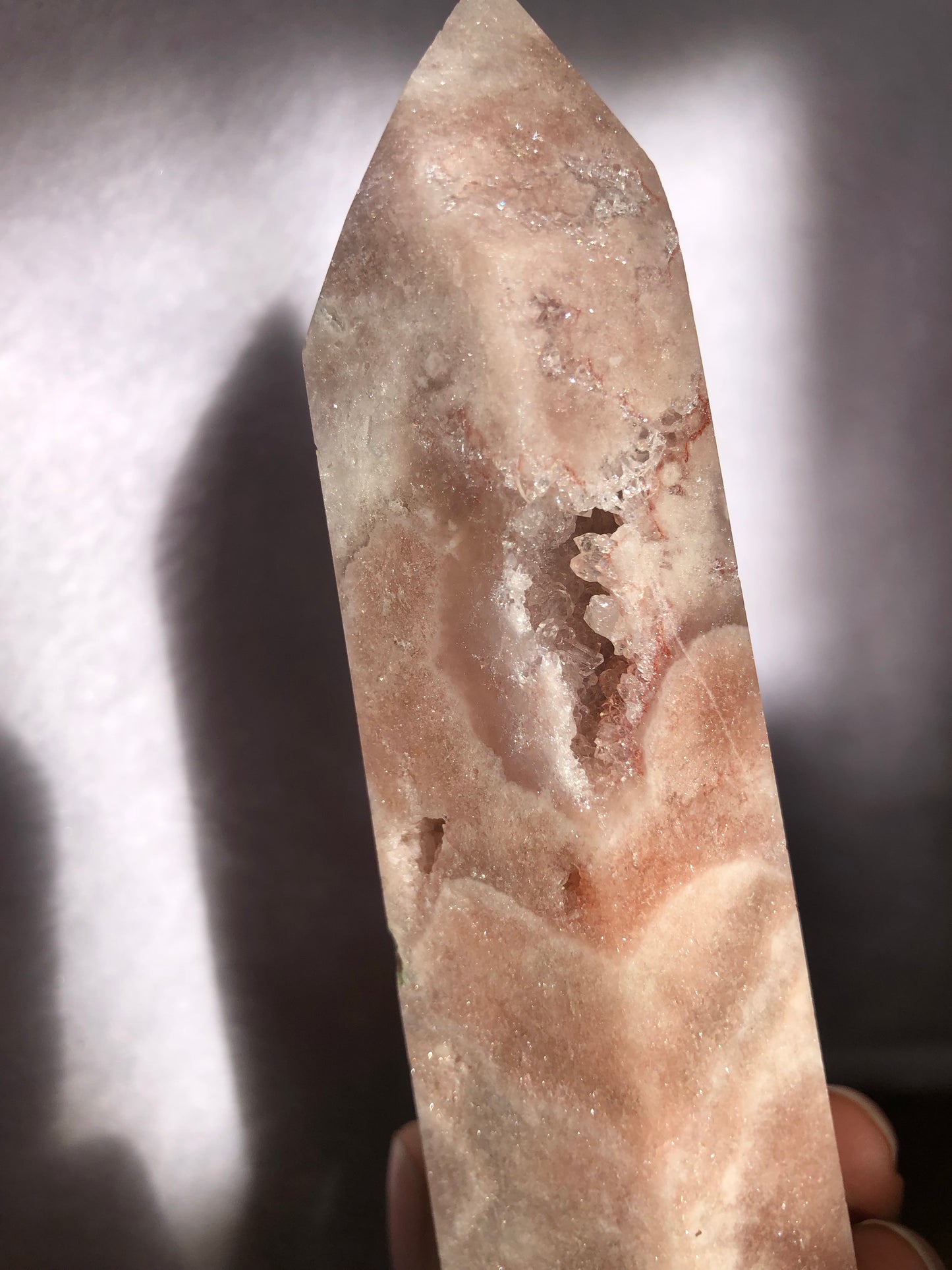 Pink amethyst Tower