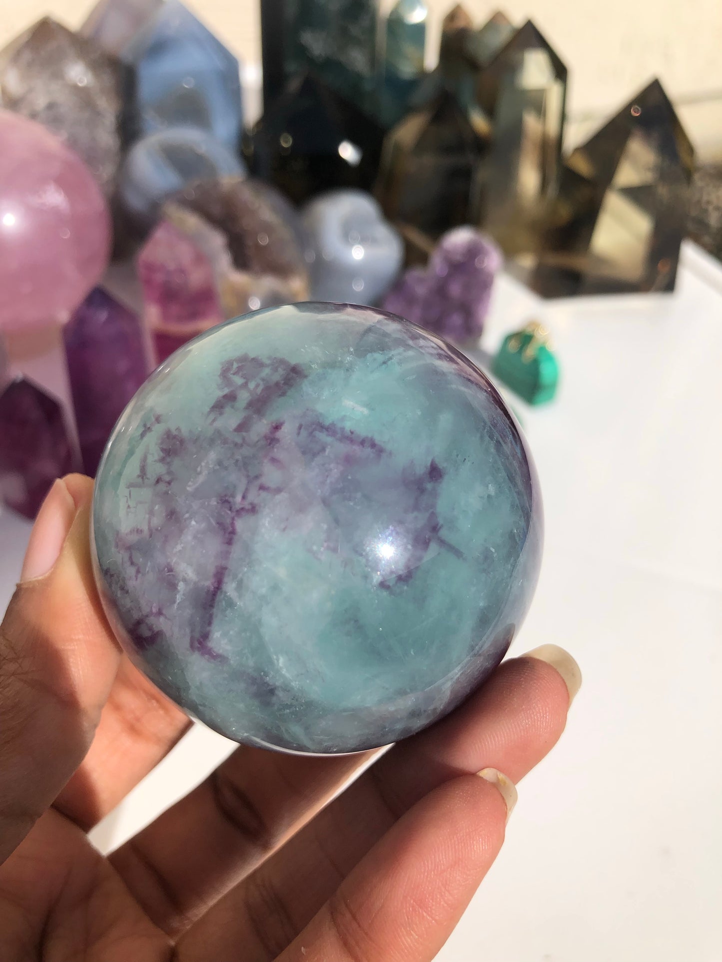 Fluorite Sphere
