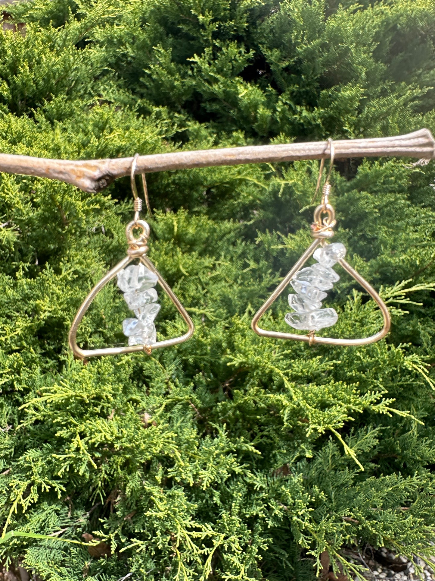 Tri earrings