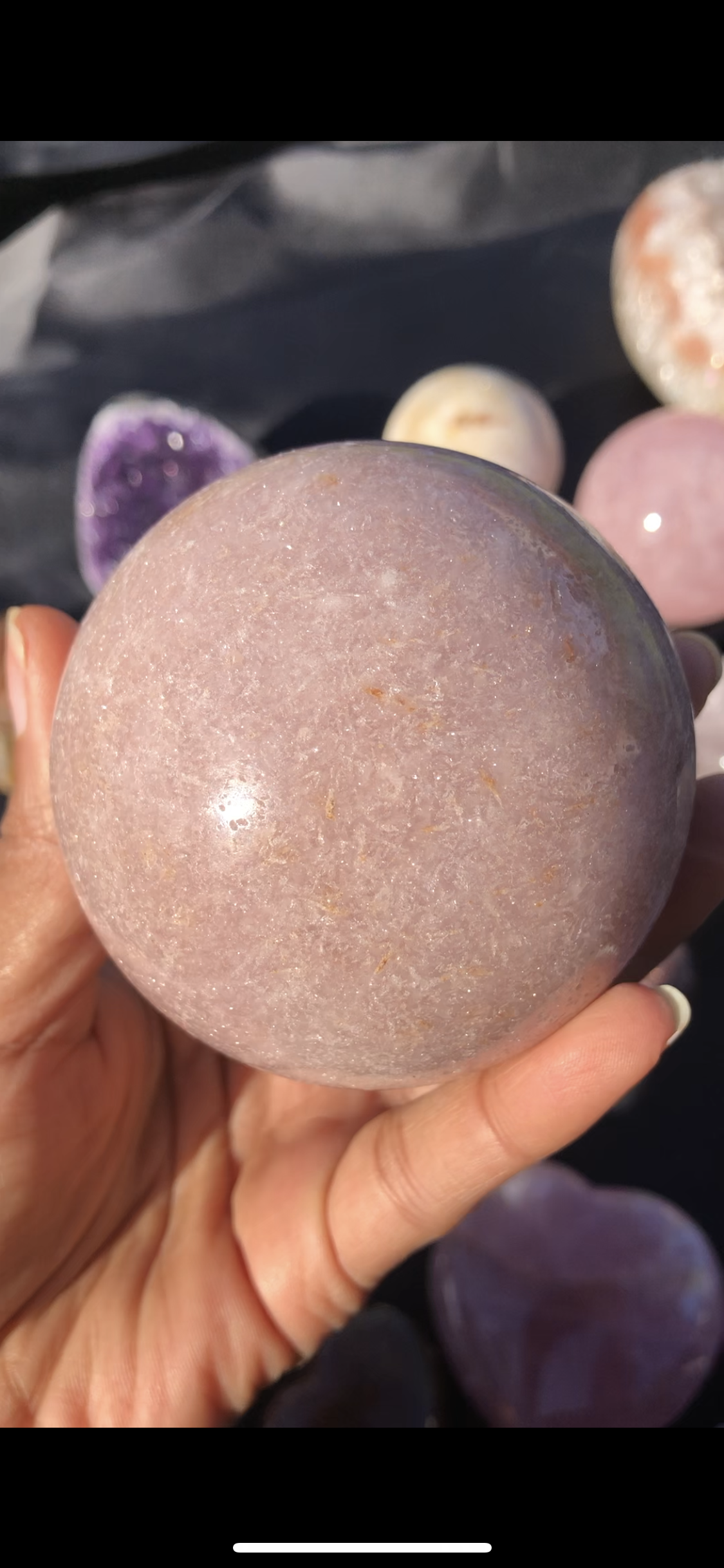 Pink Amethyst Sphere