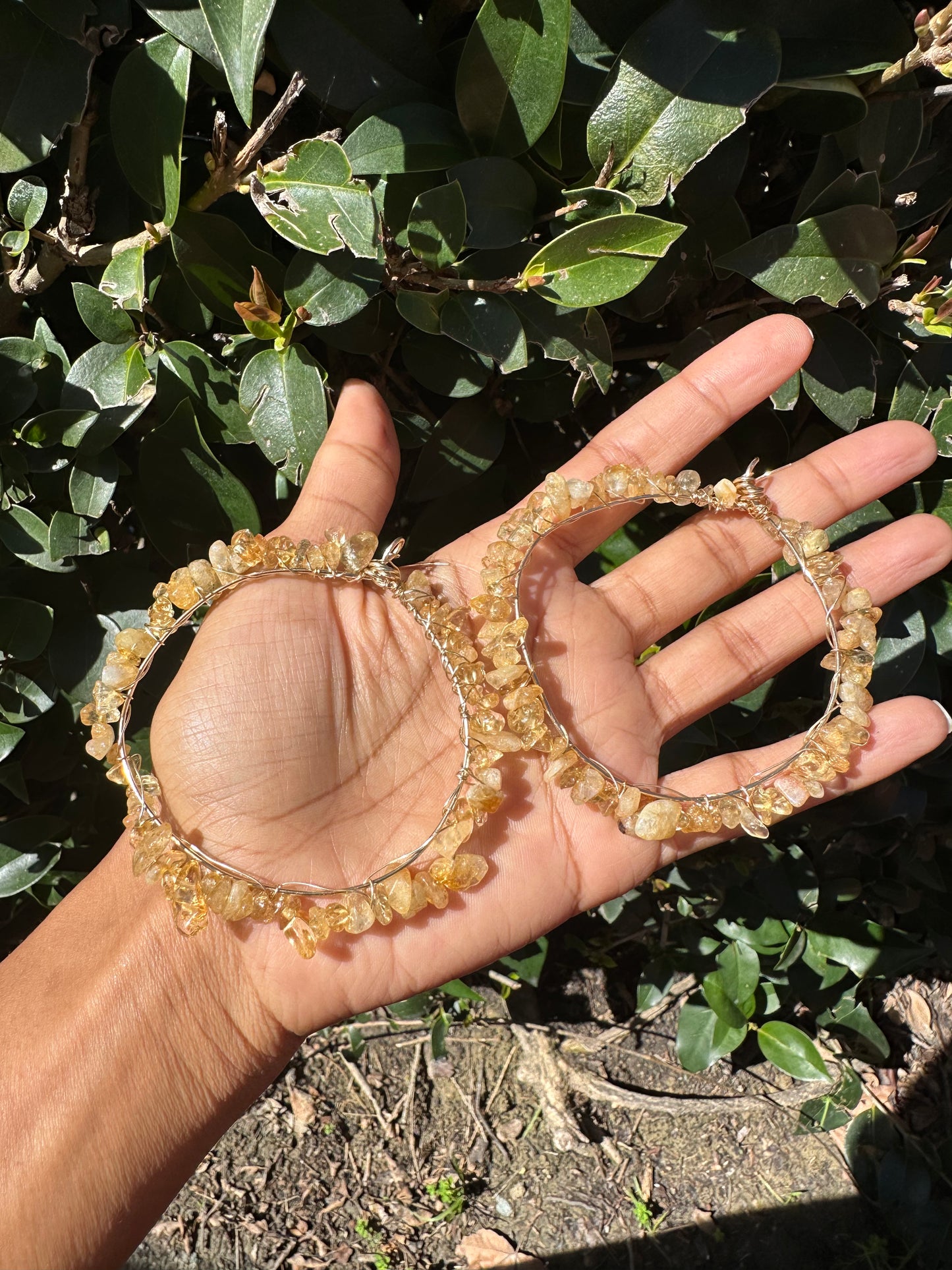 Crystal Hoop Earrings