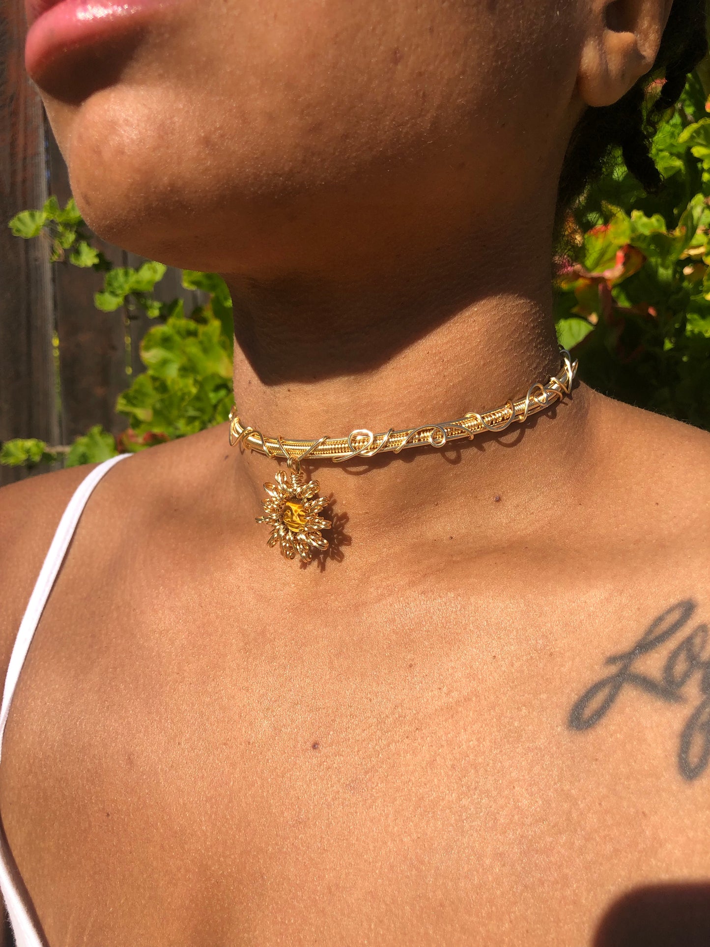 Tiger Eye Sun Choker