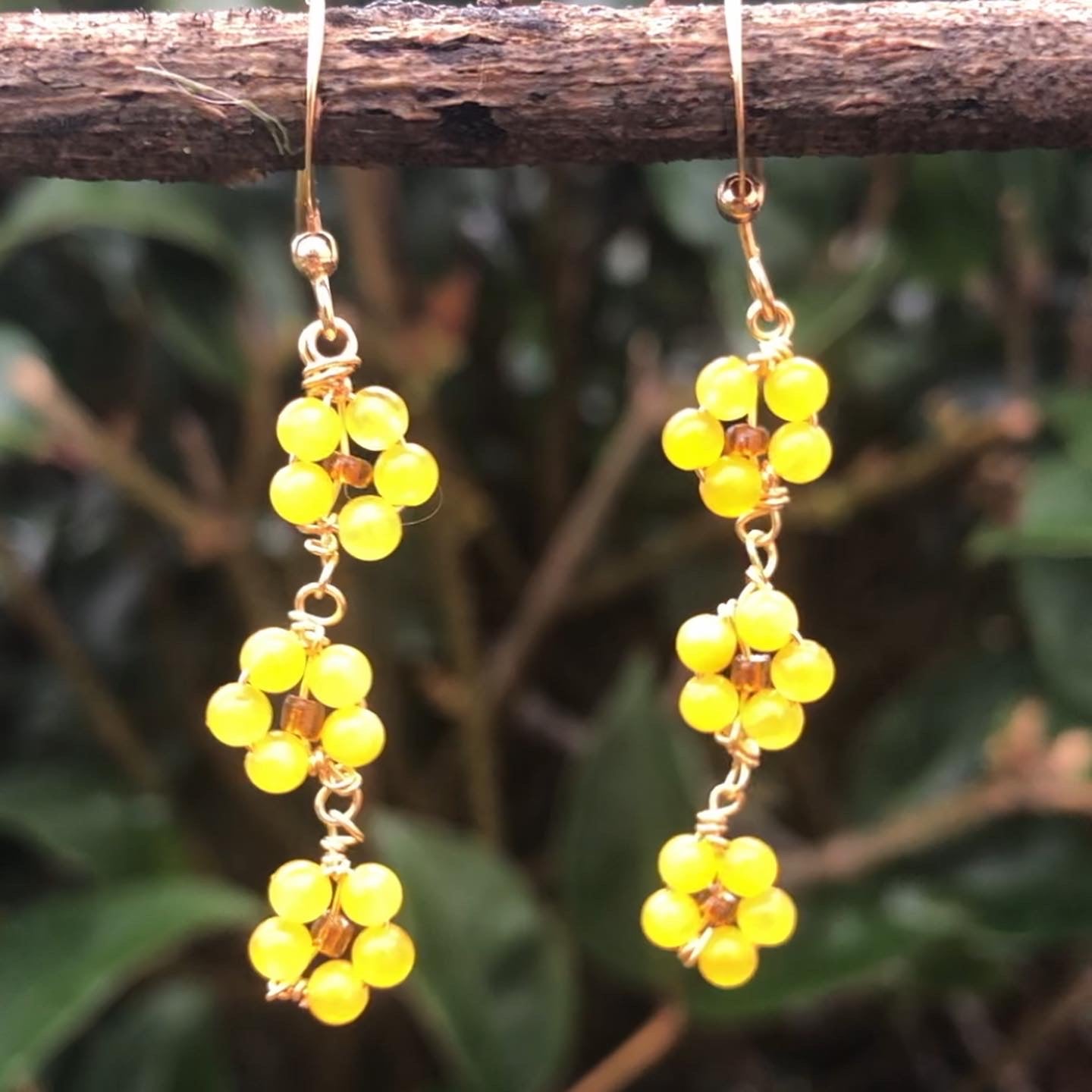 Flower Drop Earrings