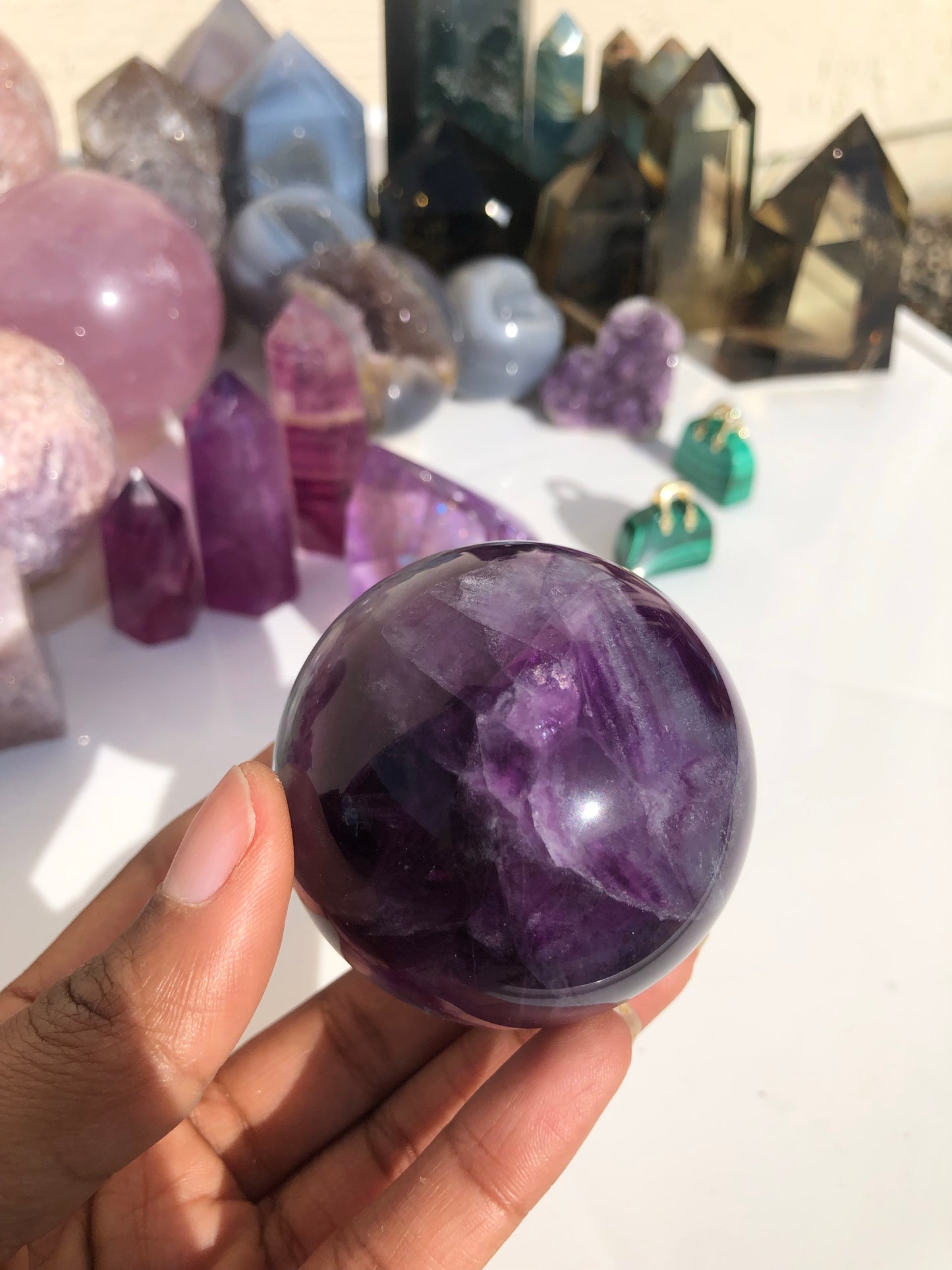 Fluorite Sphere