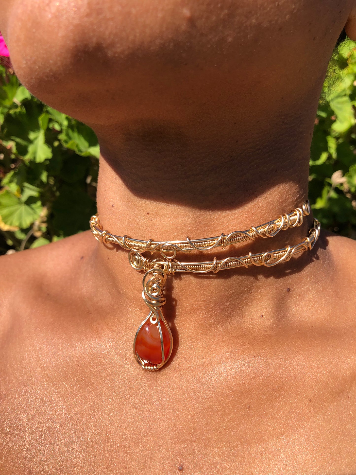 Carnelian Choker