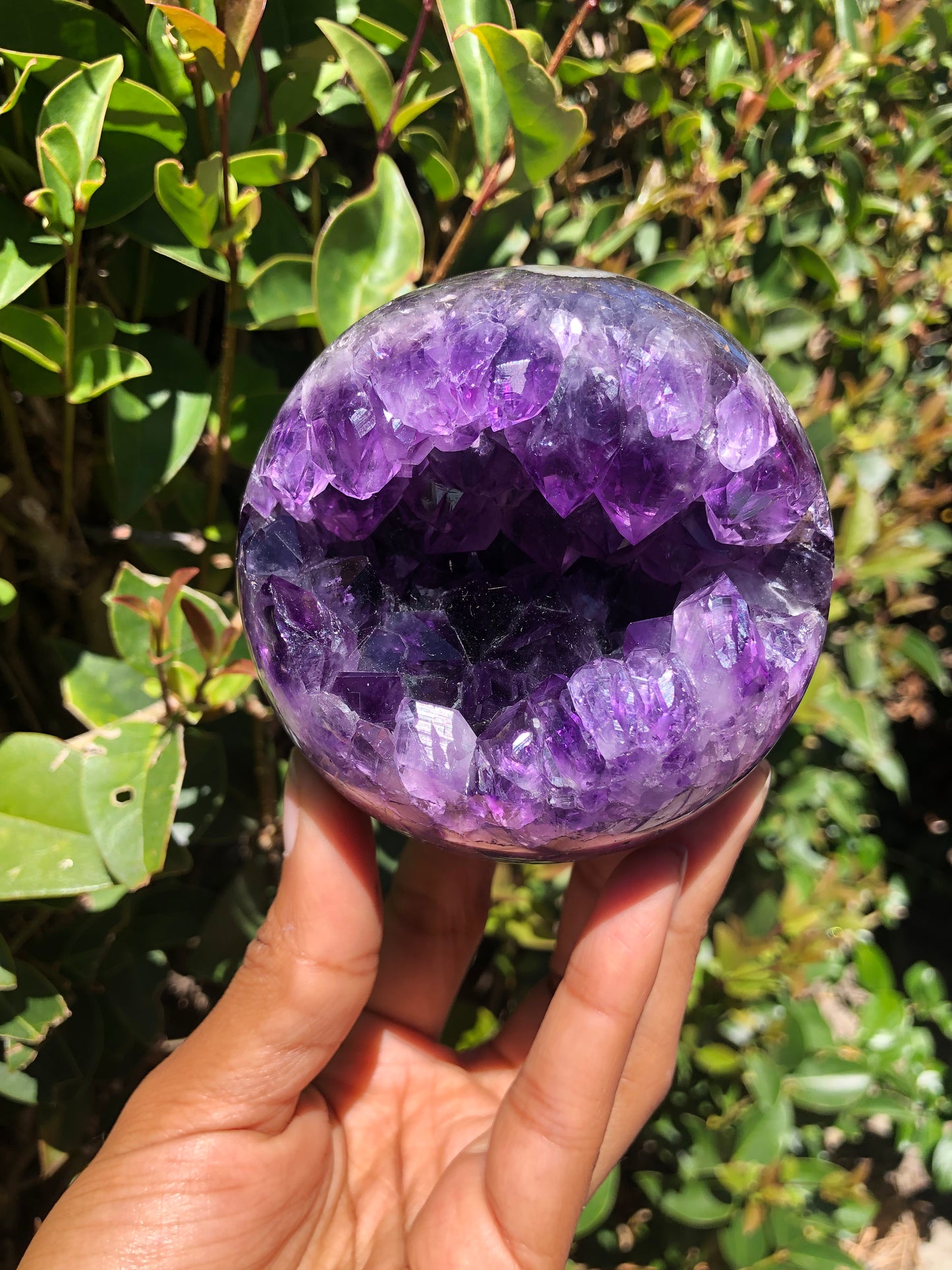 Amethyst Geode Sphere