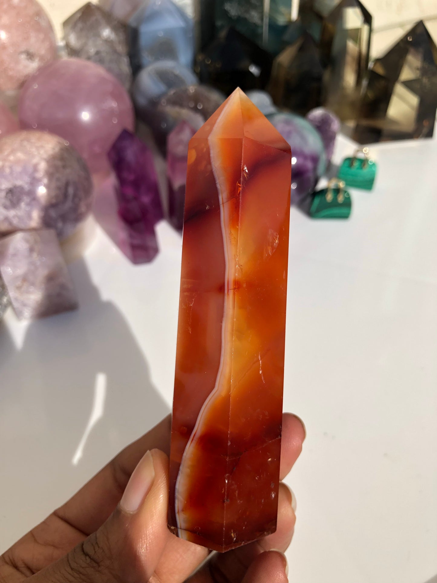 Carnelian x Agate Tower